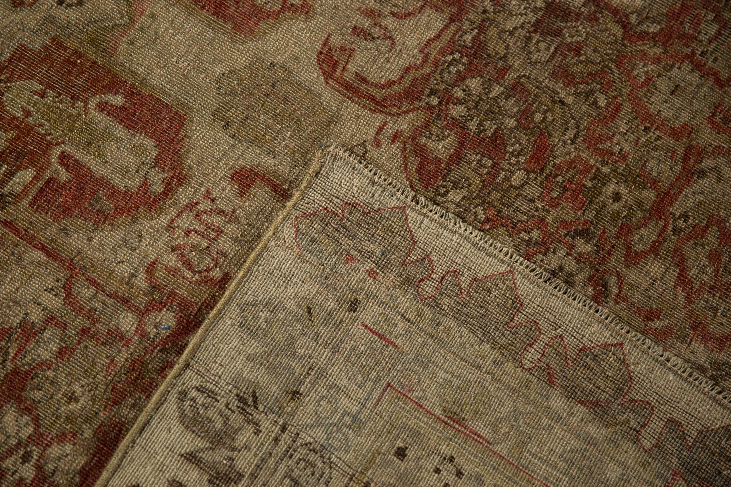 7.5x11.5 Antique Distressed Bijar Carpet - Image 10