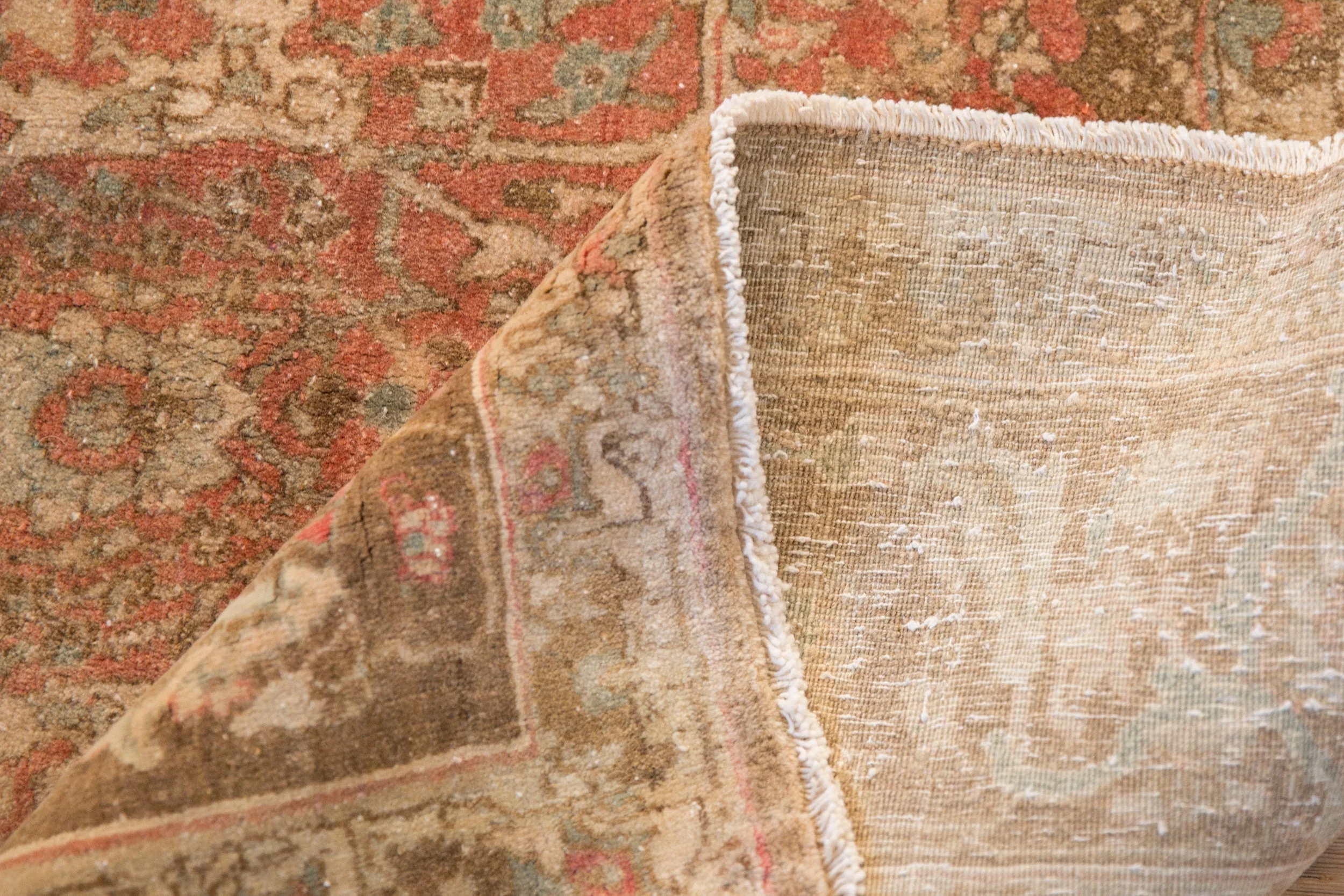7.5x11 Vintage Distressed Bijar Carpet - Image 13