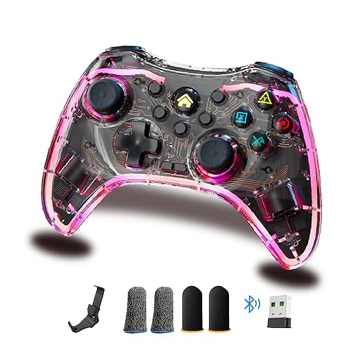 7-in-1 Multi-Platform Wireless Game Controller Set - LED RGB Breathing Lights - Image 2