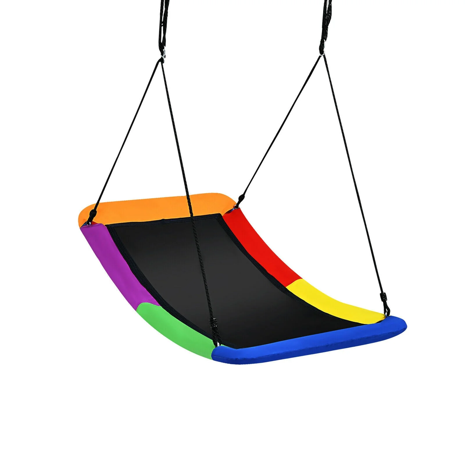 700lb Giant 60 Inch Platform Tree Swing for Kids and Adults-Multicolor - Image 3
