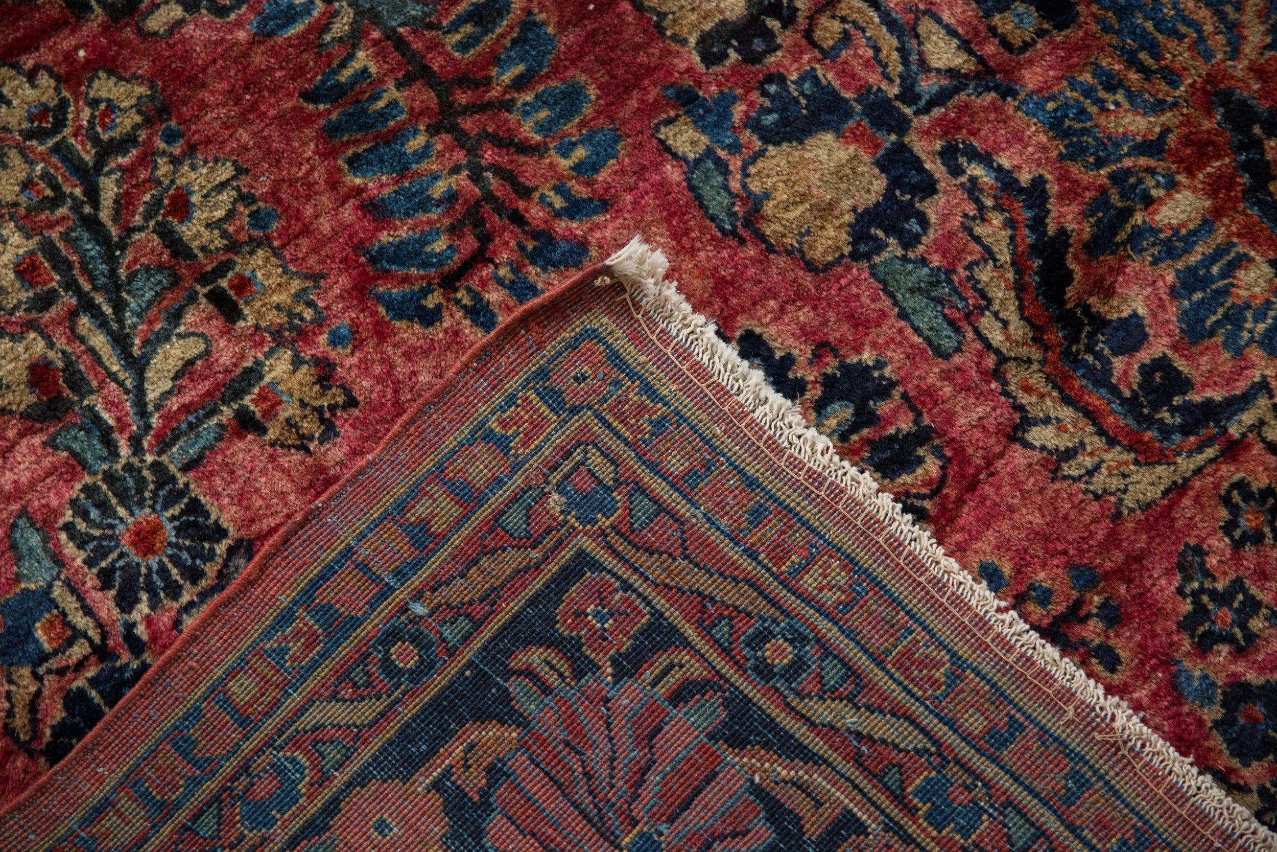 7x10 Antique American Sarouk Carpet - Image 11