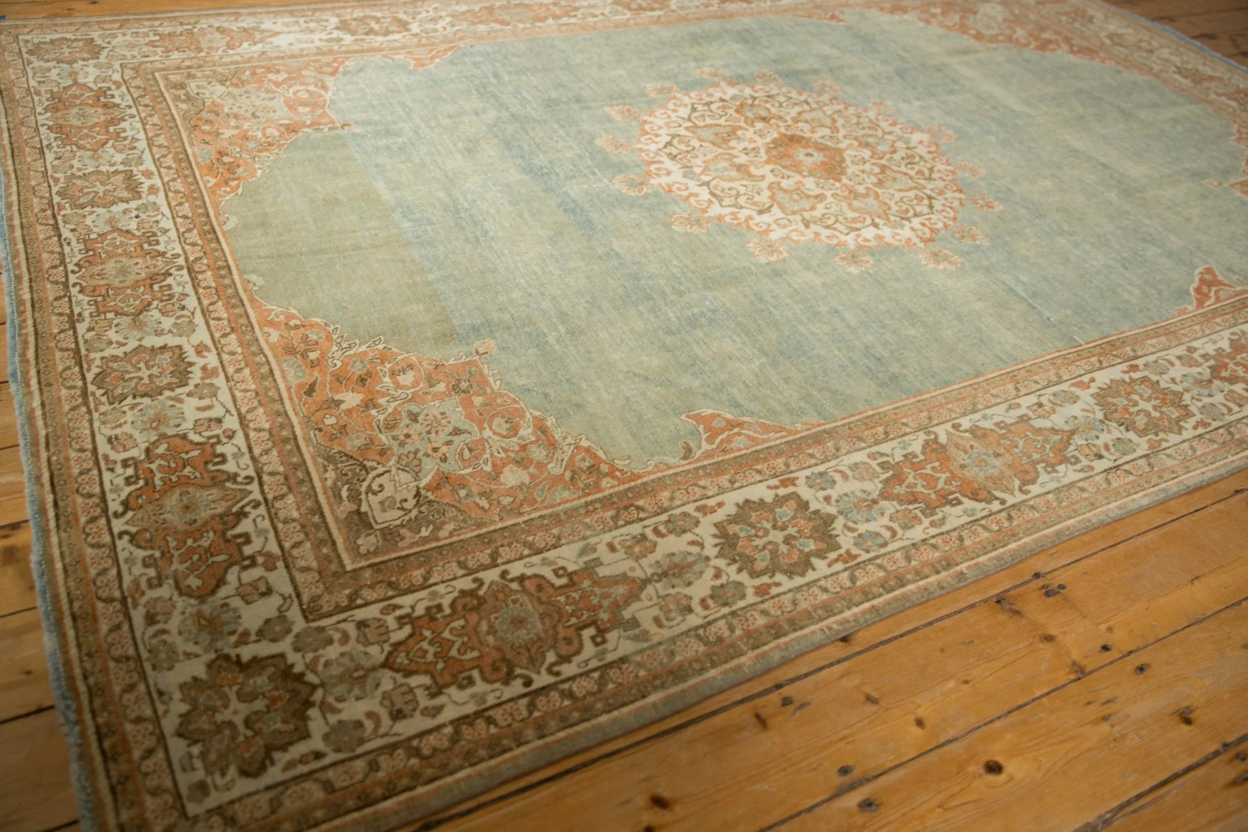 7x10 Vintage Distressed Meshed Carpet - Image 5