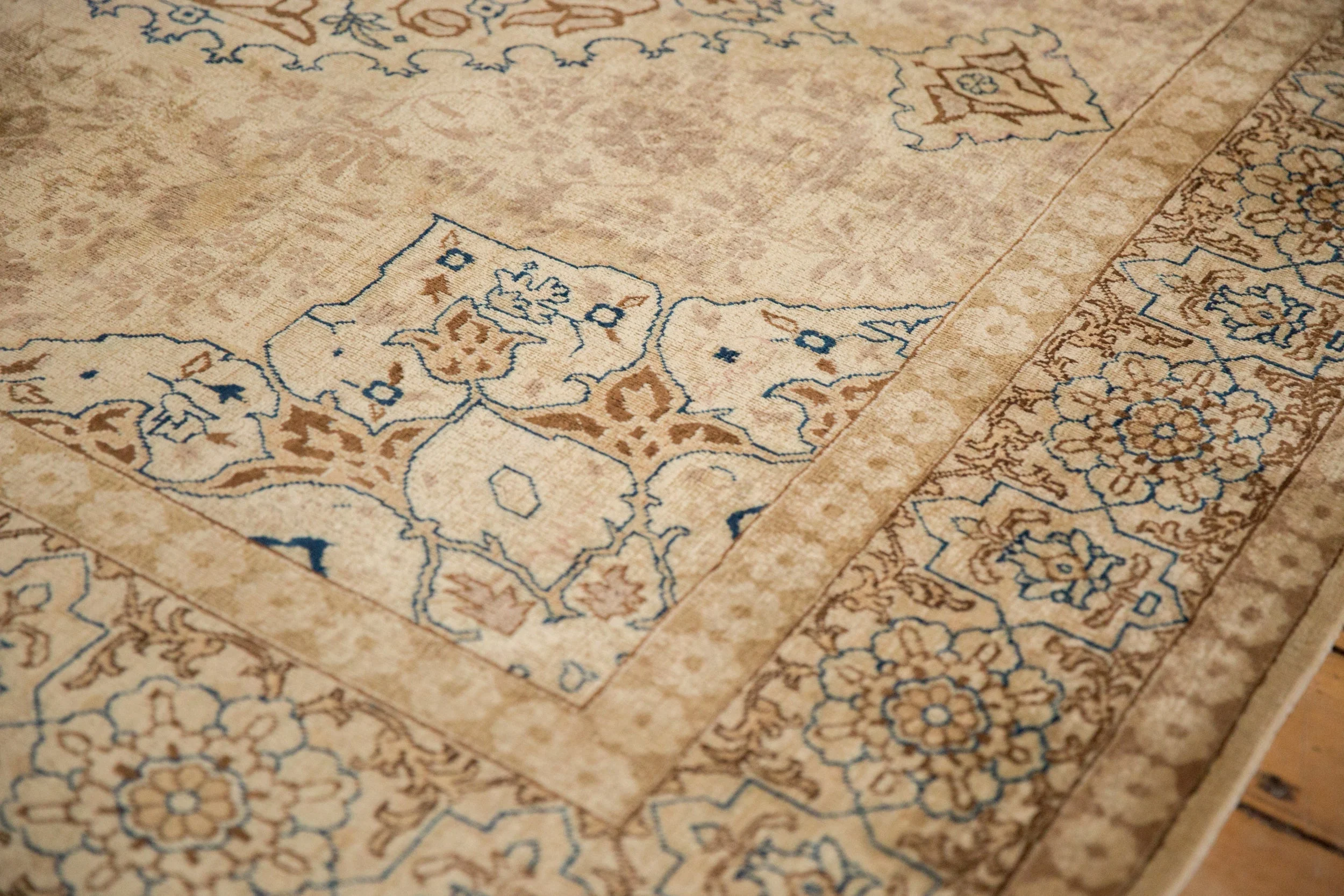 7x11 Vintage Distressed Tabriz Carpet - Image 5