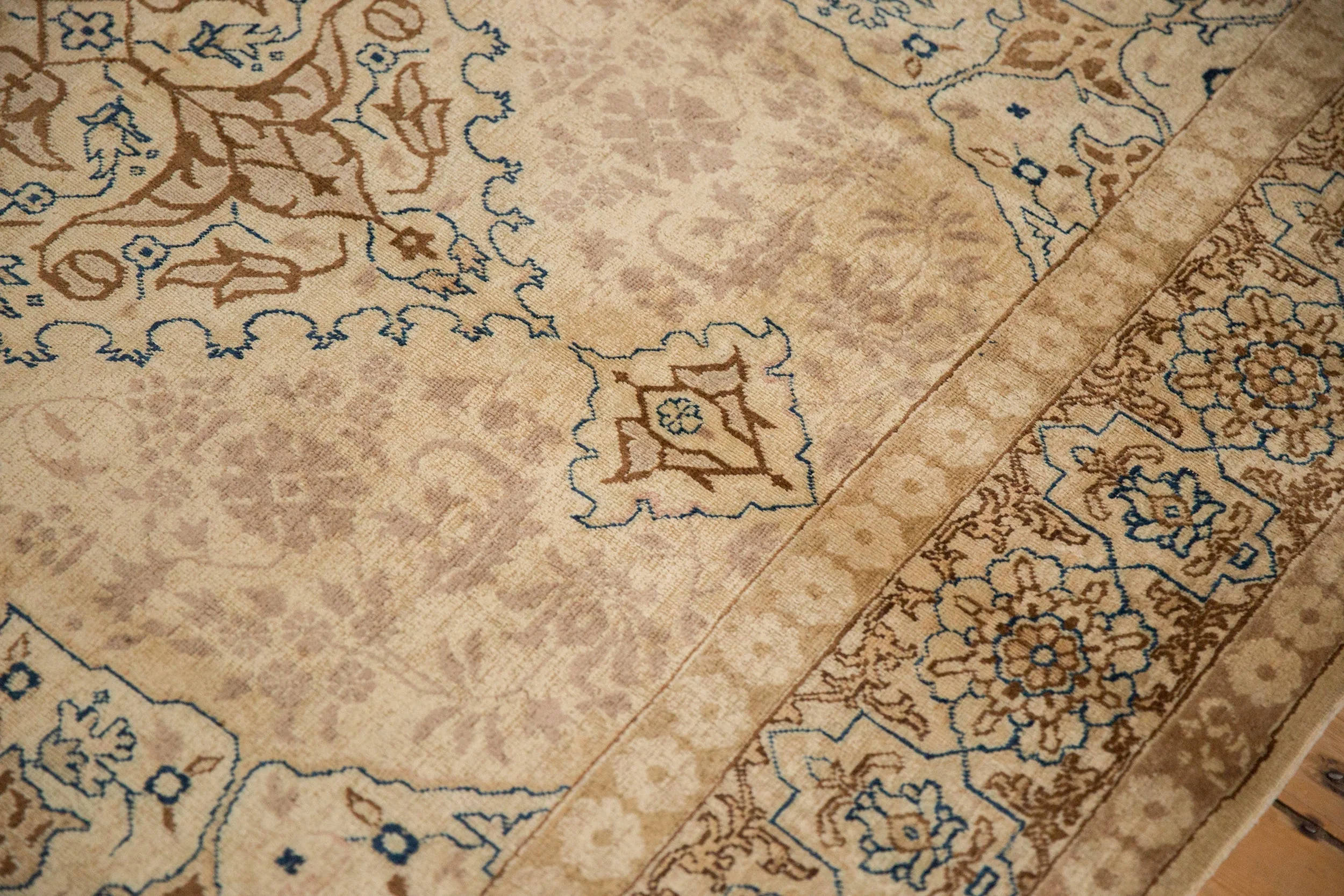 7x11 Vintage Distressed Tabriz Carpet - Image 6