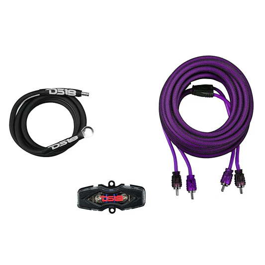 8-GA Amplifier Installation Wiring Kit - Purple - Image 2