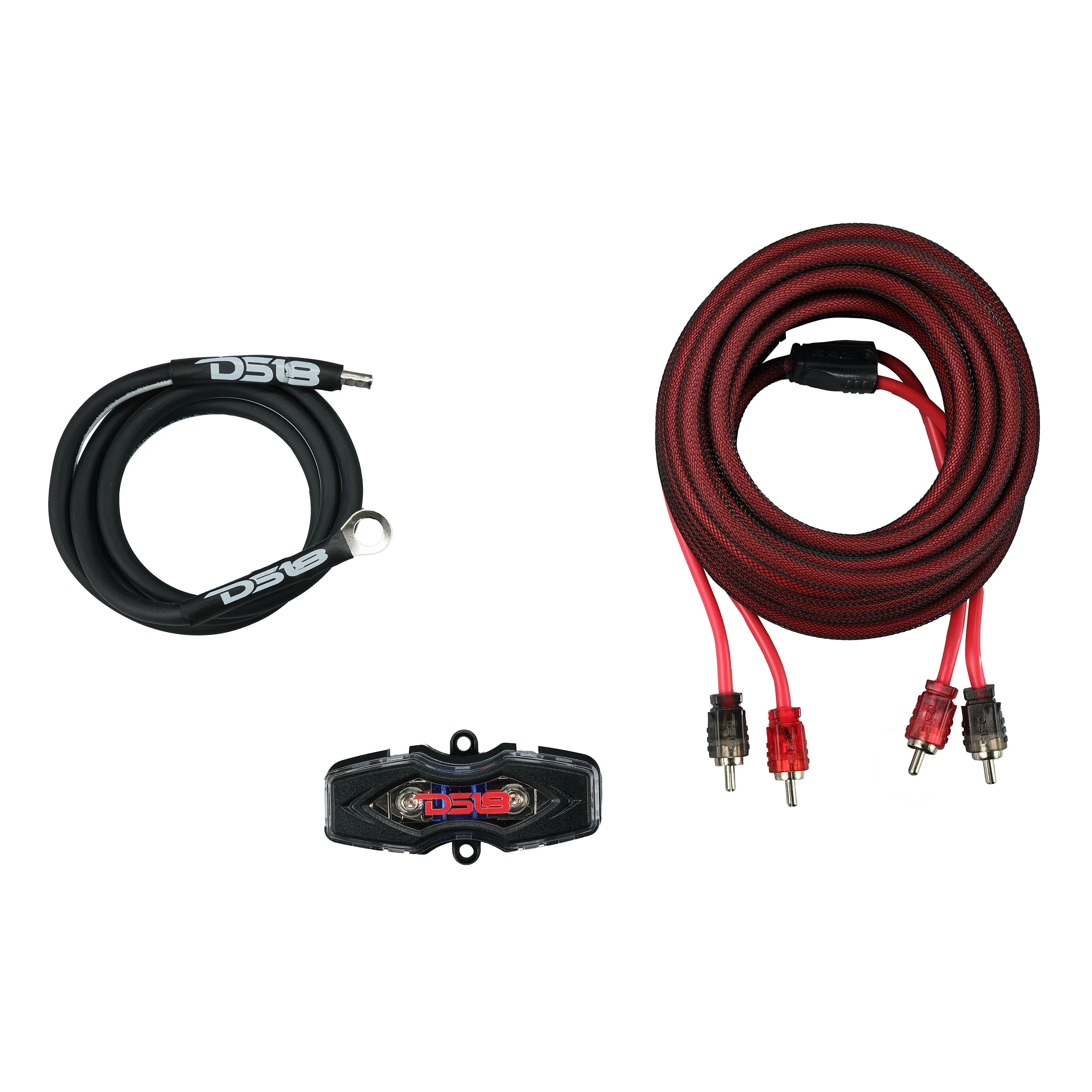 8-GA Amplifier Installation Wiring Kit - Red - Image 2