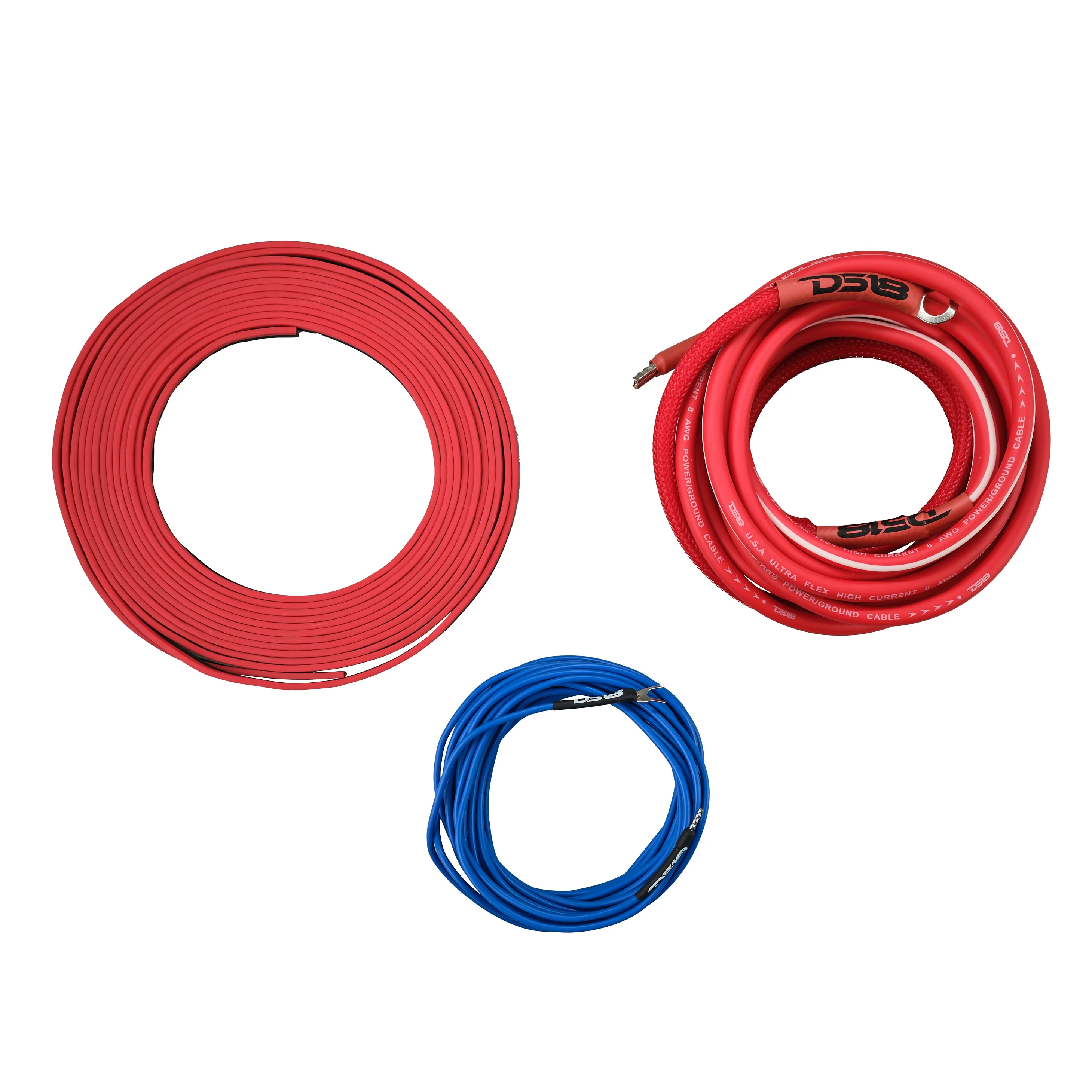 8-GA Amplifier Installation Wiring Kit - Red - Image 3