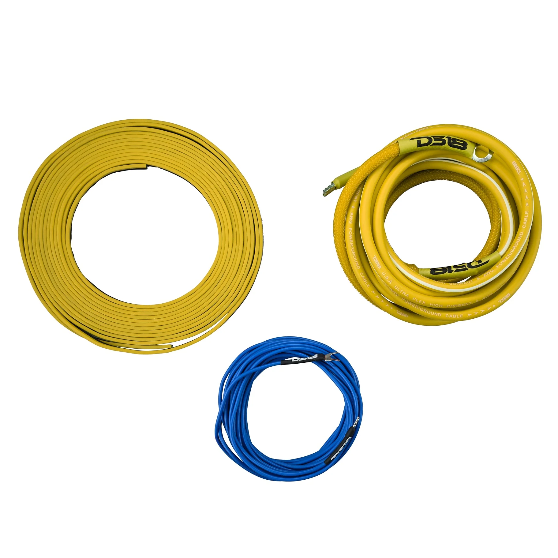 8-GA Amplifier Installation Wiring Kit - Yellow - Image 3