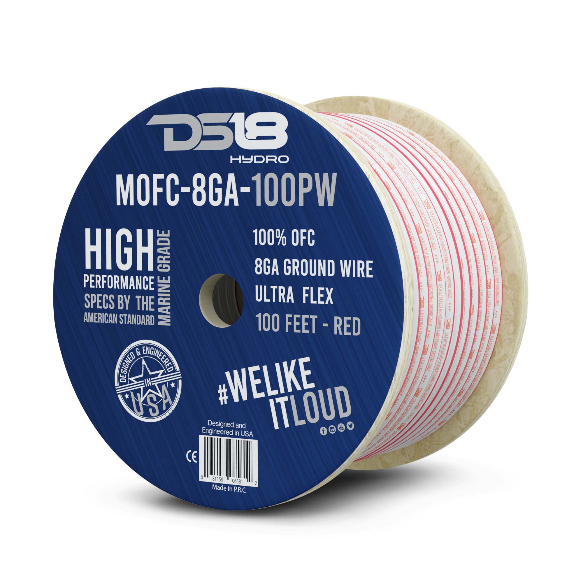 8-GA Marine Grade Tinned 100% Copper OFC Power Wire -100 Feet - Image 5