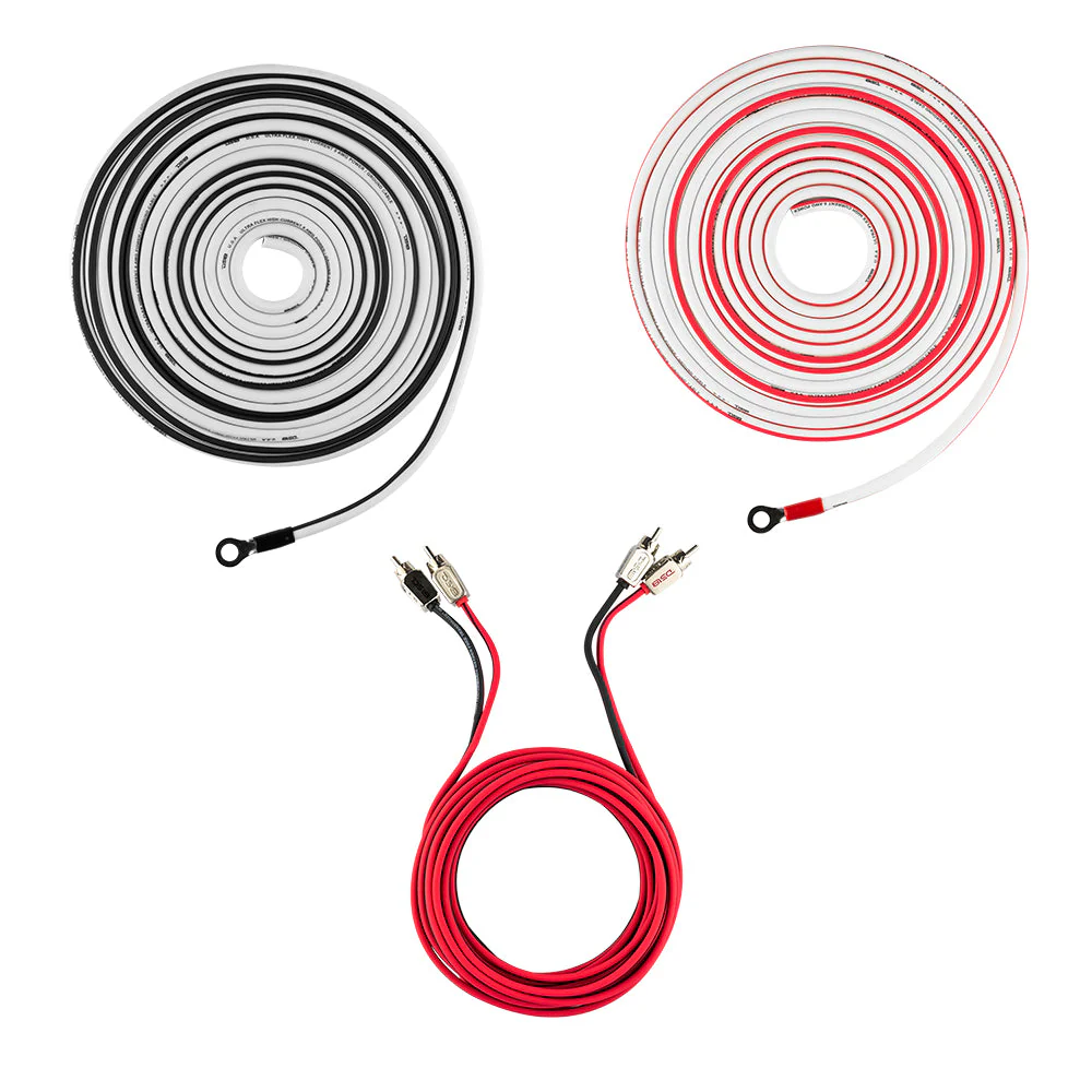 8-GA Marine Tinned OFC Amplifier Installation Kit - WHITE - Image 4