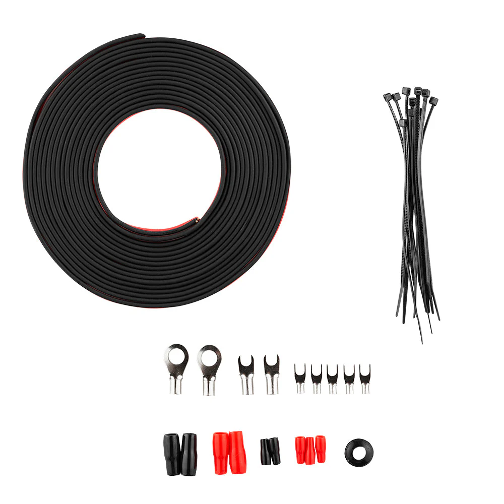 8-GA OFC 100% Copper Amplifier Installation Kit - RED - Image 3