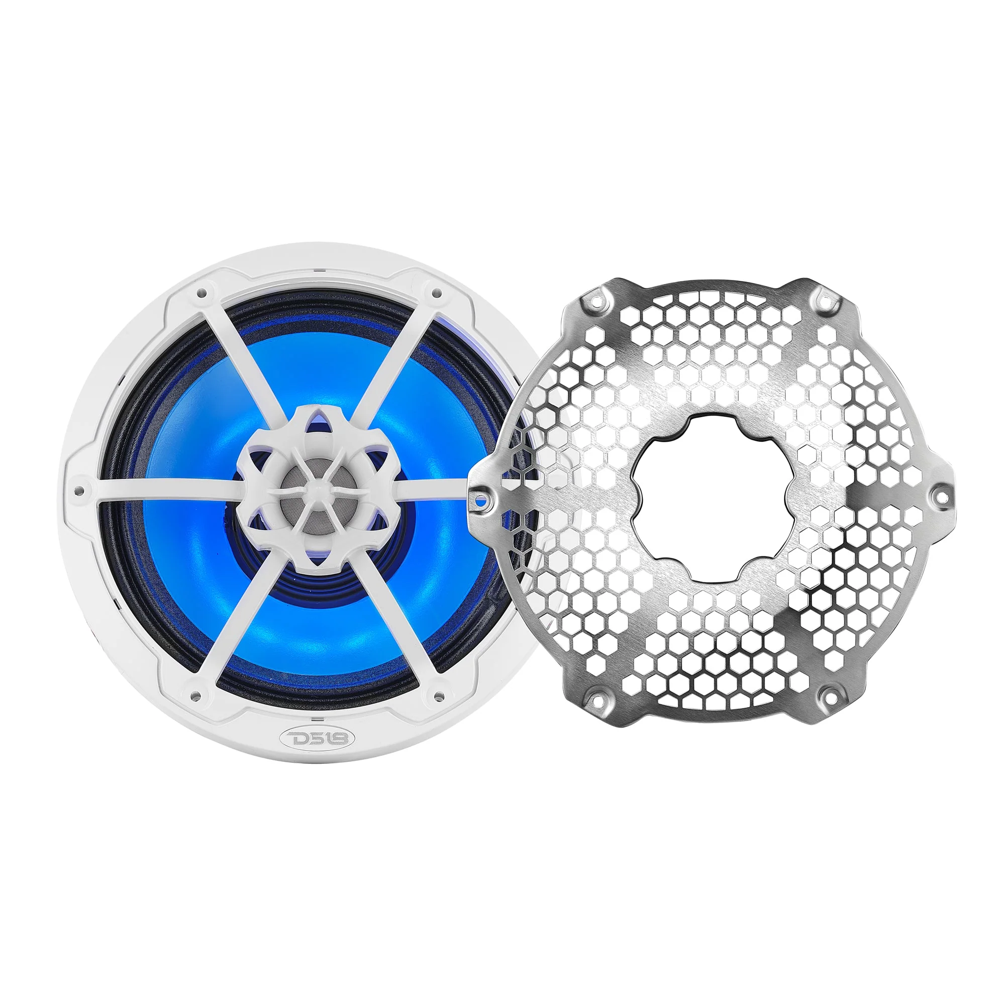 8” Marine 2-Way Hybrid Speaker with RGB LED, Compression Driver and Neodymium Magnet | 350W RMS 4-Ohm - Image 2