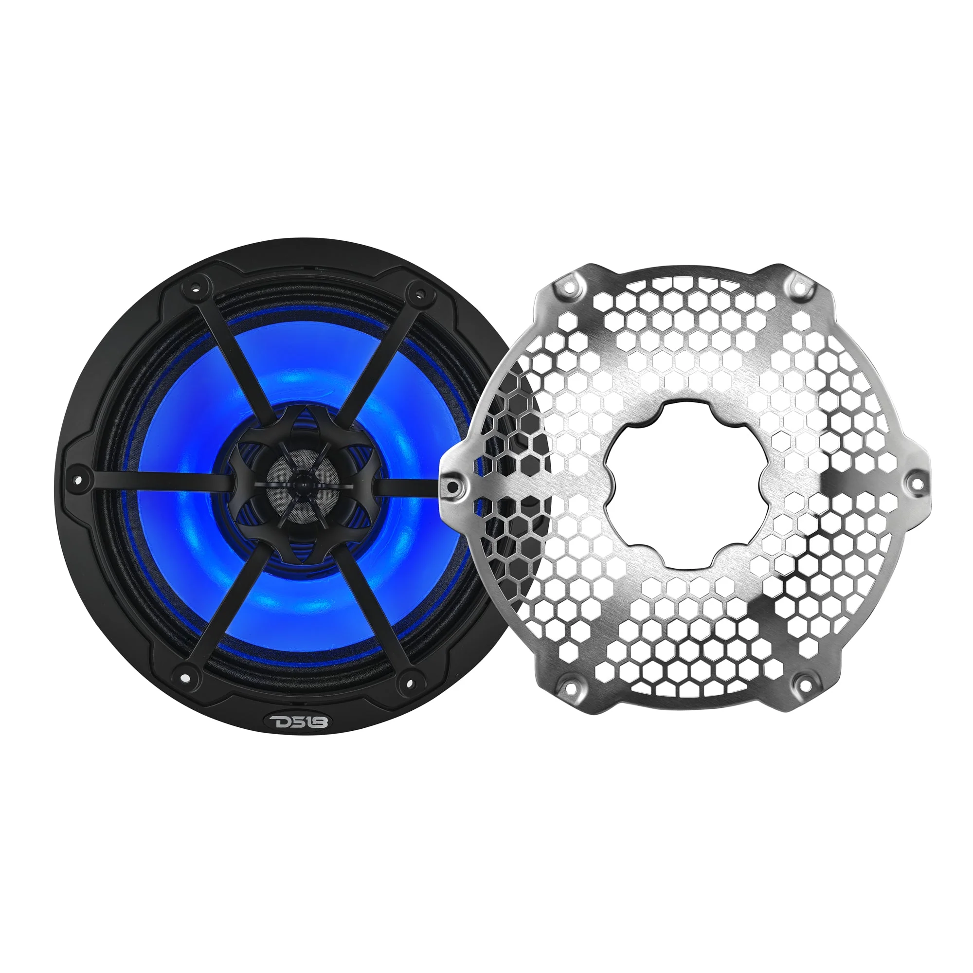 8” Marine 2-Way Hybrid Speaker with RGB LED, Compression Driver and Neodymium Magnet | 350W RMS 4-Ohm - Image 2