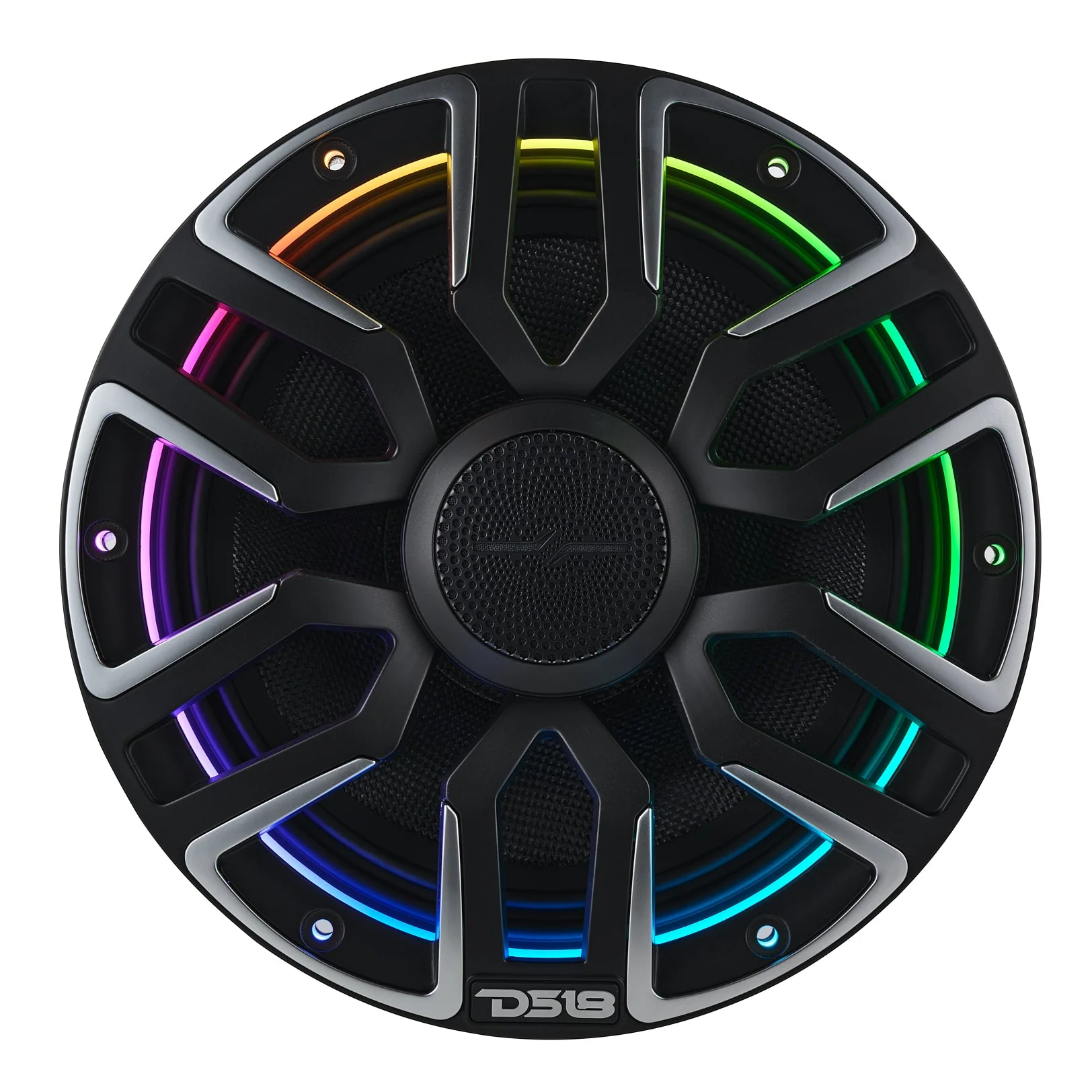 8” Marine Coaxial Speaker With Kevlar Cone, Bullet Tweeter, Neodymium Magnet, and Digital LED Lights | 200W RMS 4-Ohm - Image 4