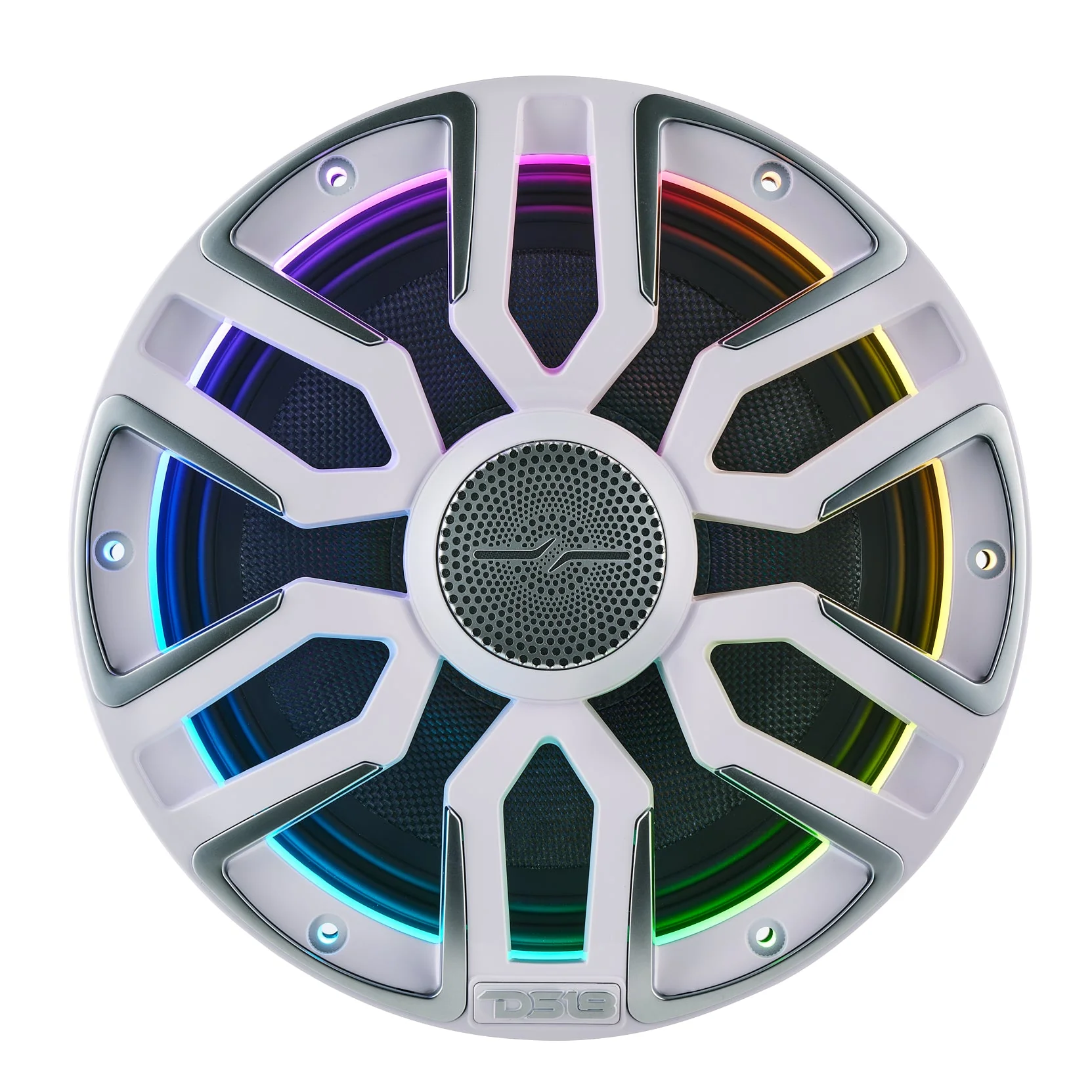 8” Marine Coaxial Speaker With Kevlar Cone, Bullet Tweeter, Neodymium Magnet, and Digital LED Lights | 200W RMS 4-Ohm - Image 4