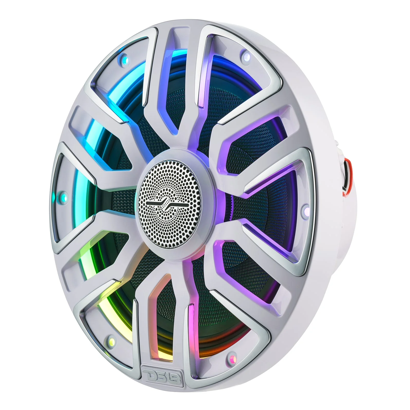 8” Marine Coaxial Speaker With Kevlar Cone, Bullet Tweeter, Neodymium Magnet, and Digital LED Lights | 200W RMS 4-Ohm - Image 5