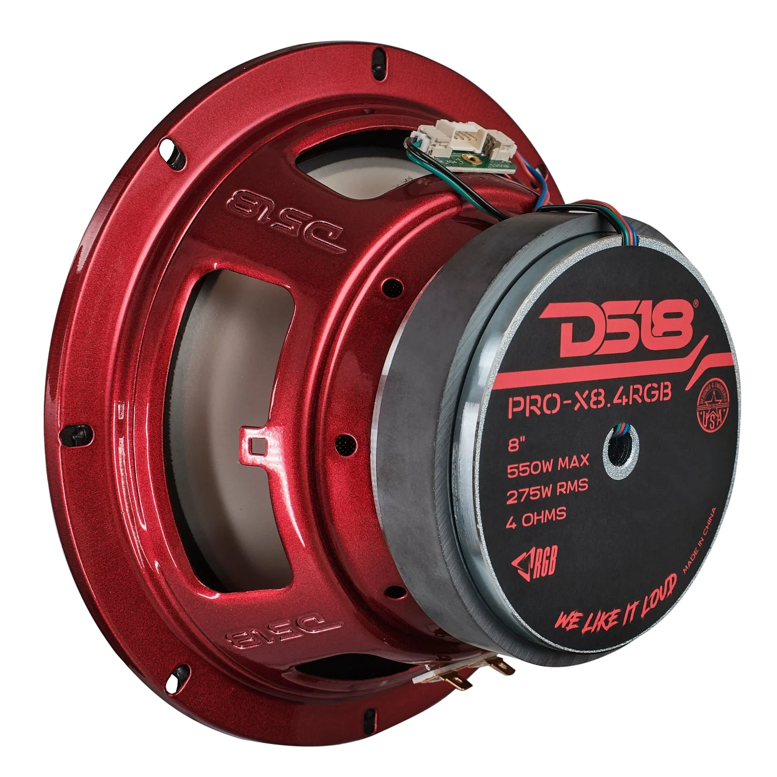 8" Mid-Range Loudspeaker with Dual RGB LED For Cone & Dust Cap 275 Watts 4-Ohm - Image 6