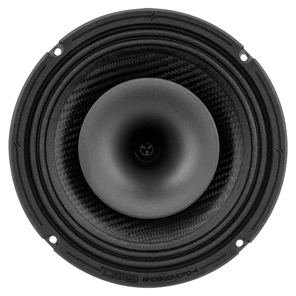 8" Neodymium Coaxial Hybrid Mid-Bass Water resistant Carbon Fiber Cone Loudspeaker with Built-in Driver  400 Watts Rms 4-Ohm - Image 3