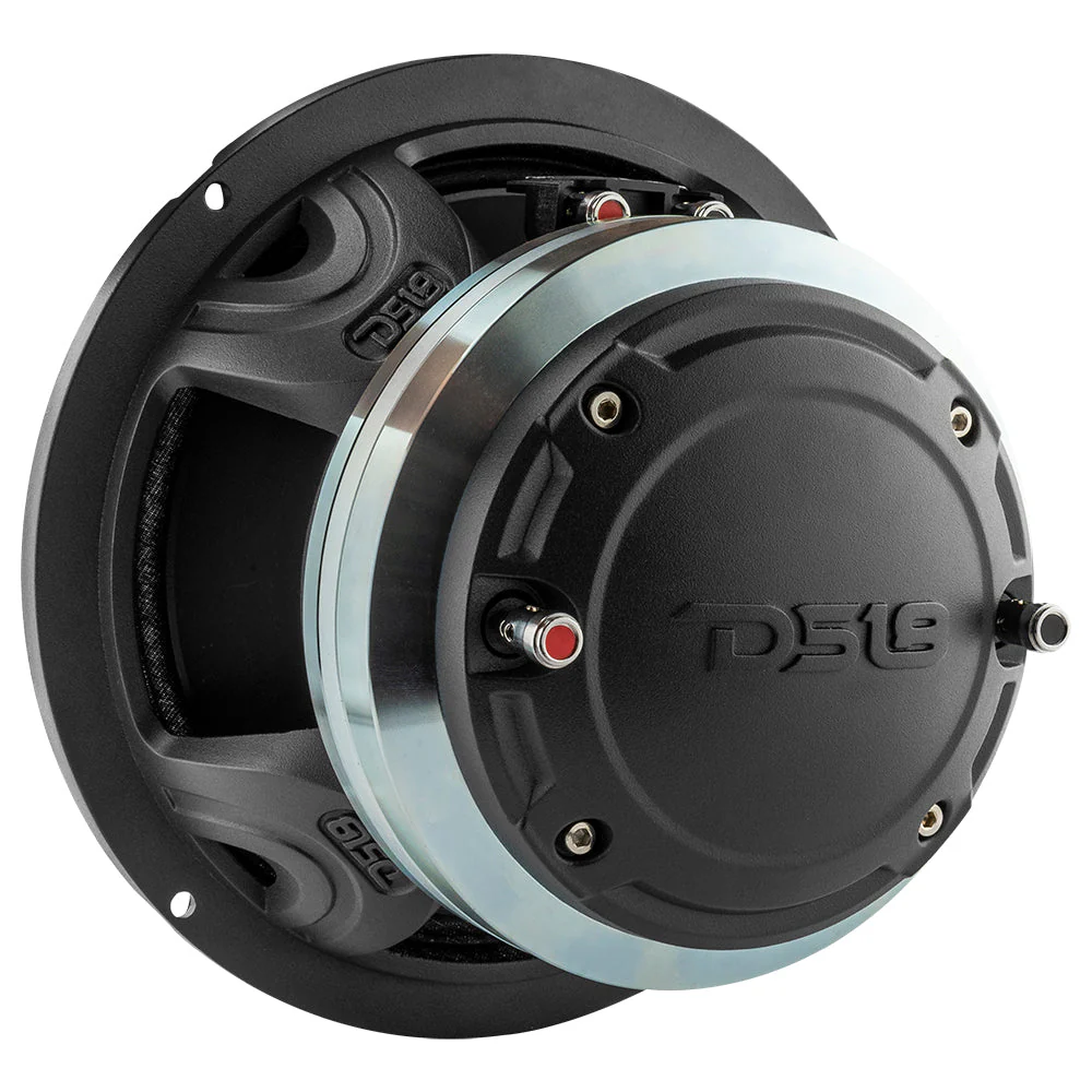 8" Neodymium Coaxial Hybrid Mid-Bass Water resistant Carbon Fiber Cone Loudspeaker with Built-in Driver  400 Watts Rms 8-Ohm - Image 4