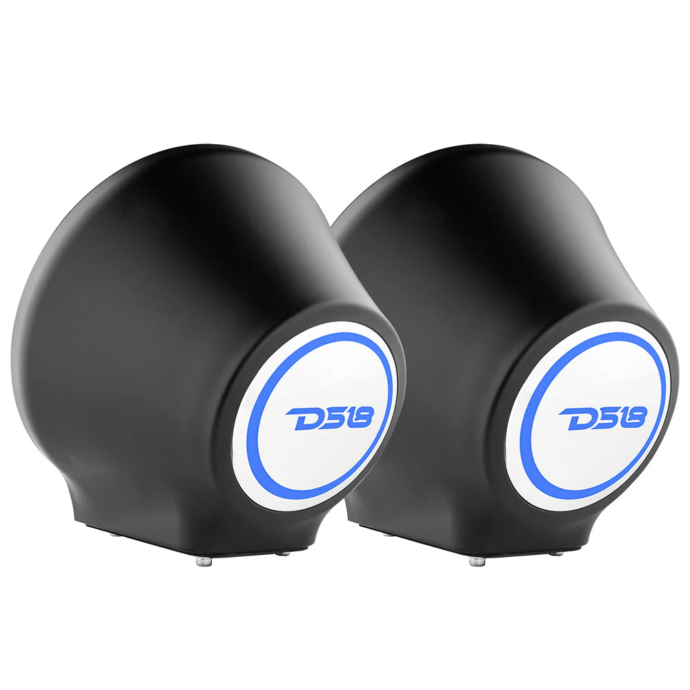 8” Universal Flat Mount Kick Panel Speaker Pod – Jet Skis, Jeeps, Motorcycles – RGB LED Lights - Image 10
