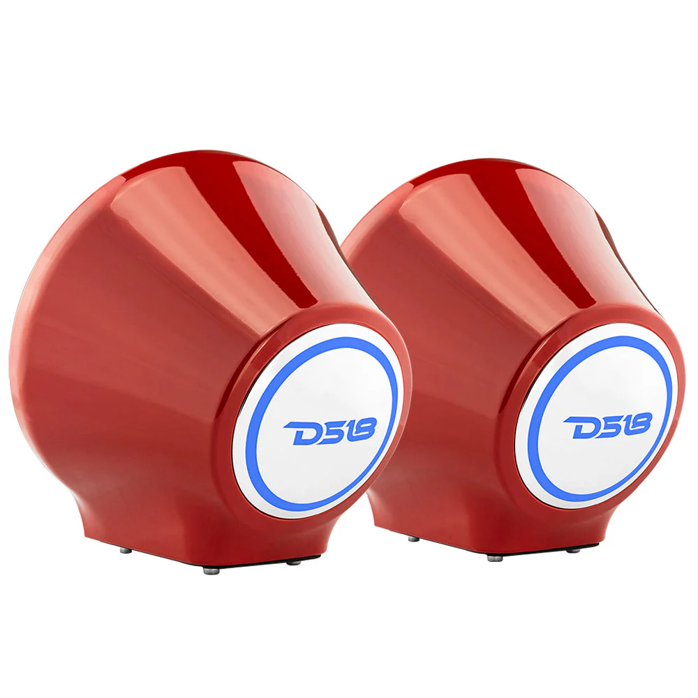 8” Universal Flat Mount Kick Panel Speaker Pod – Jet Skis, Jeeps, Motorcycles – RGB LED Lights - Image 15