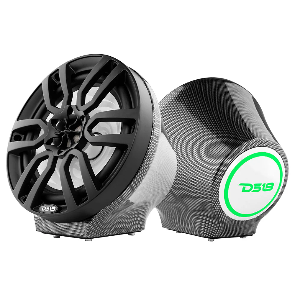 8” Universal Flat Mount Kick Panel Speaker Pod – Jet Skis, Jeeps, Motorcycles – RGB LED Lights - Image 18