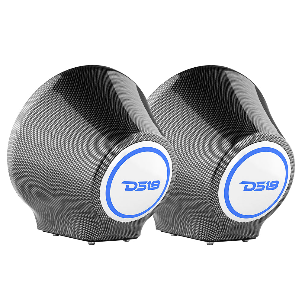 8” Universal Flat Mount Kick Panel Speaker Pod – Jet Skis, Jeeps, Motorcycles – RGB LED Lights - Image 20