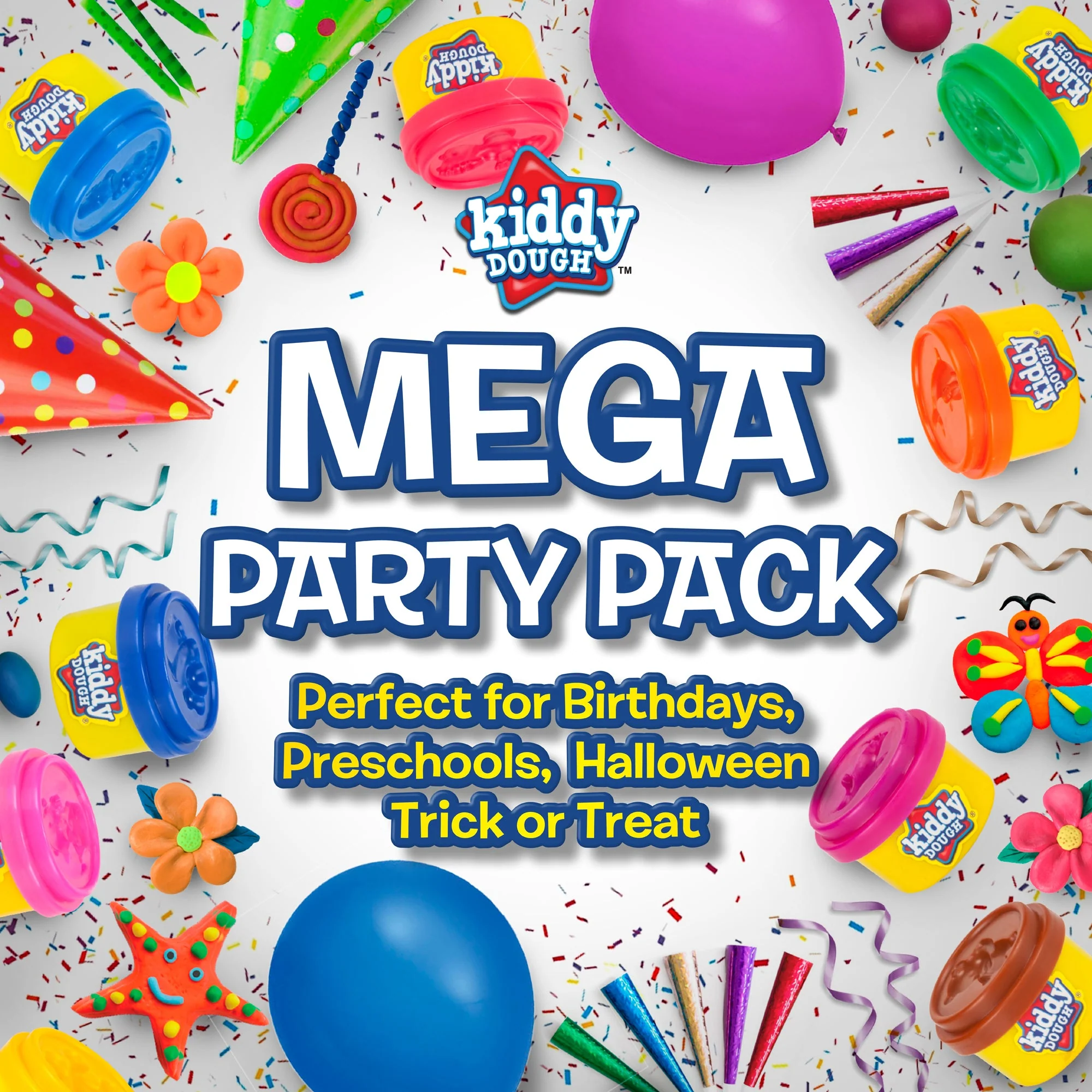 80 Pack Of Party Favors Play Dough - Bulk Party Pack - Image 3