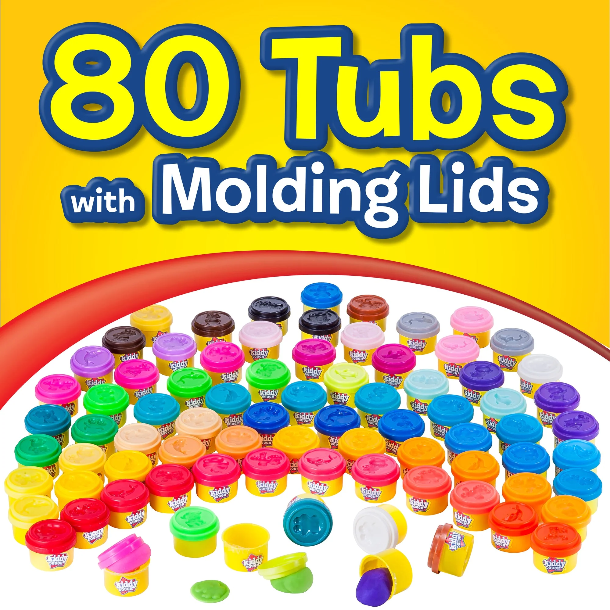 80 Pack Of Party Favors Play Dough - Bulk Party Pack - Image 7