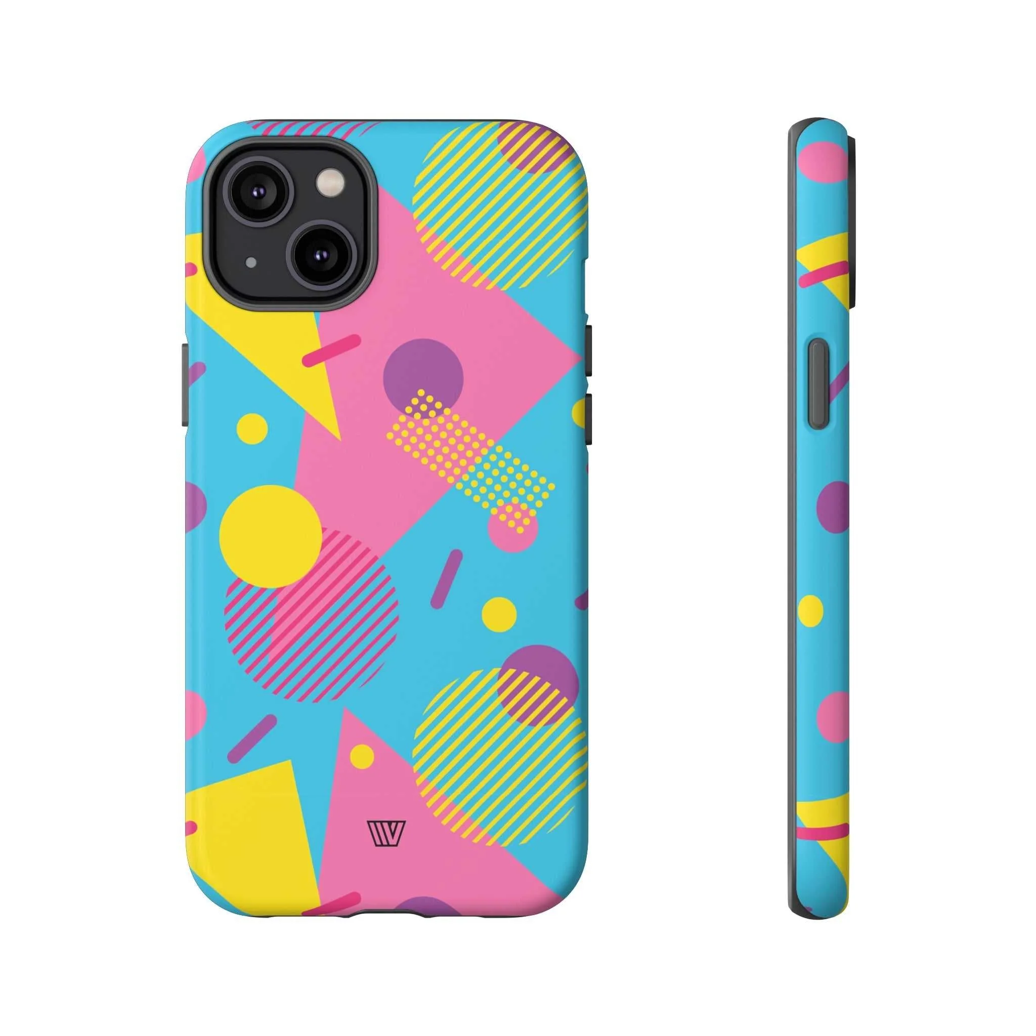 80s / 90s RETRO PATTERN LIGHT BLUE | Tough Phone Case - Image 10
