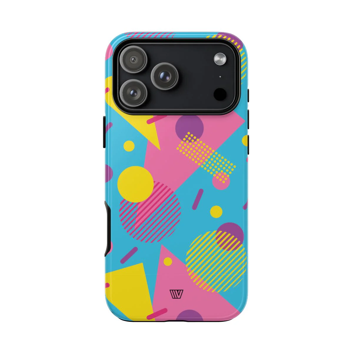 80s / 90s RETRO PATTERN LIGHT BLUE | Tough Phone Case - Image 100