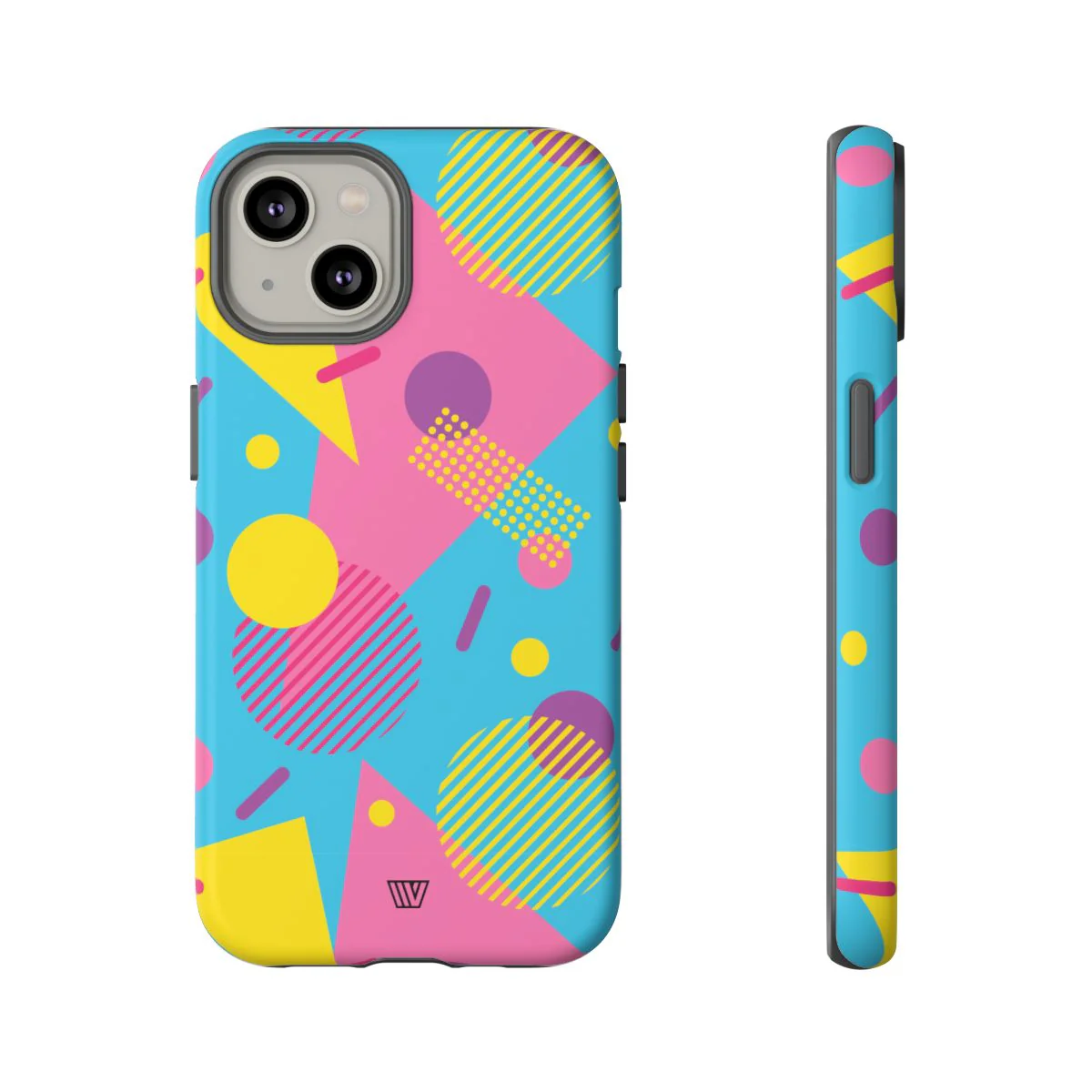 80s / 90s RETRO PATTERN LIGHT BLUE | Tough Phone Case - Image 102