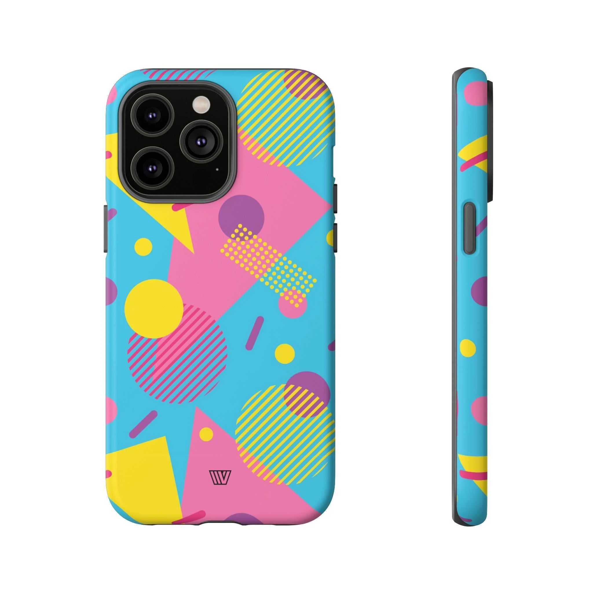 80s / 90s RETRO PATTERN LIGHT BLUE | Tough Phone Case - Image 12