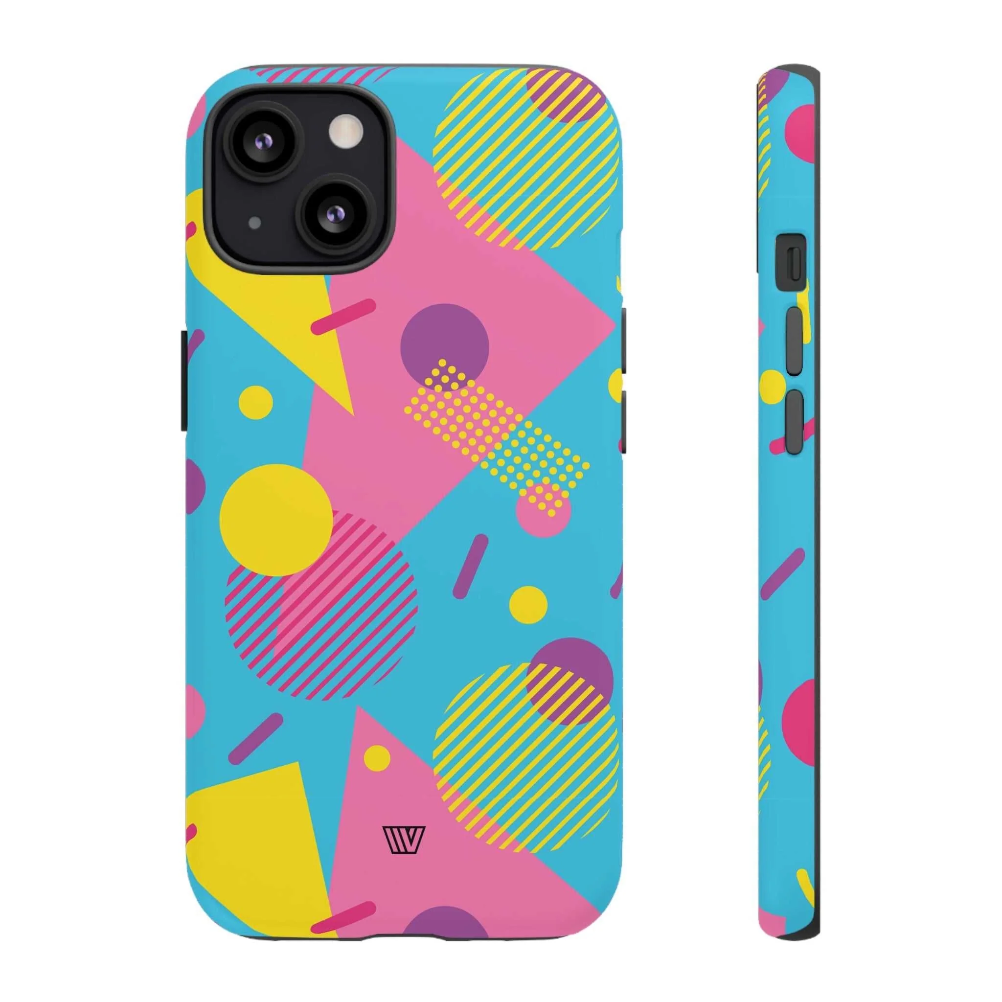 80s / 90s RETRO PATTERN LIGHT BLUE | Tough Phone Case - Image 14