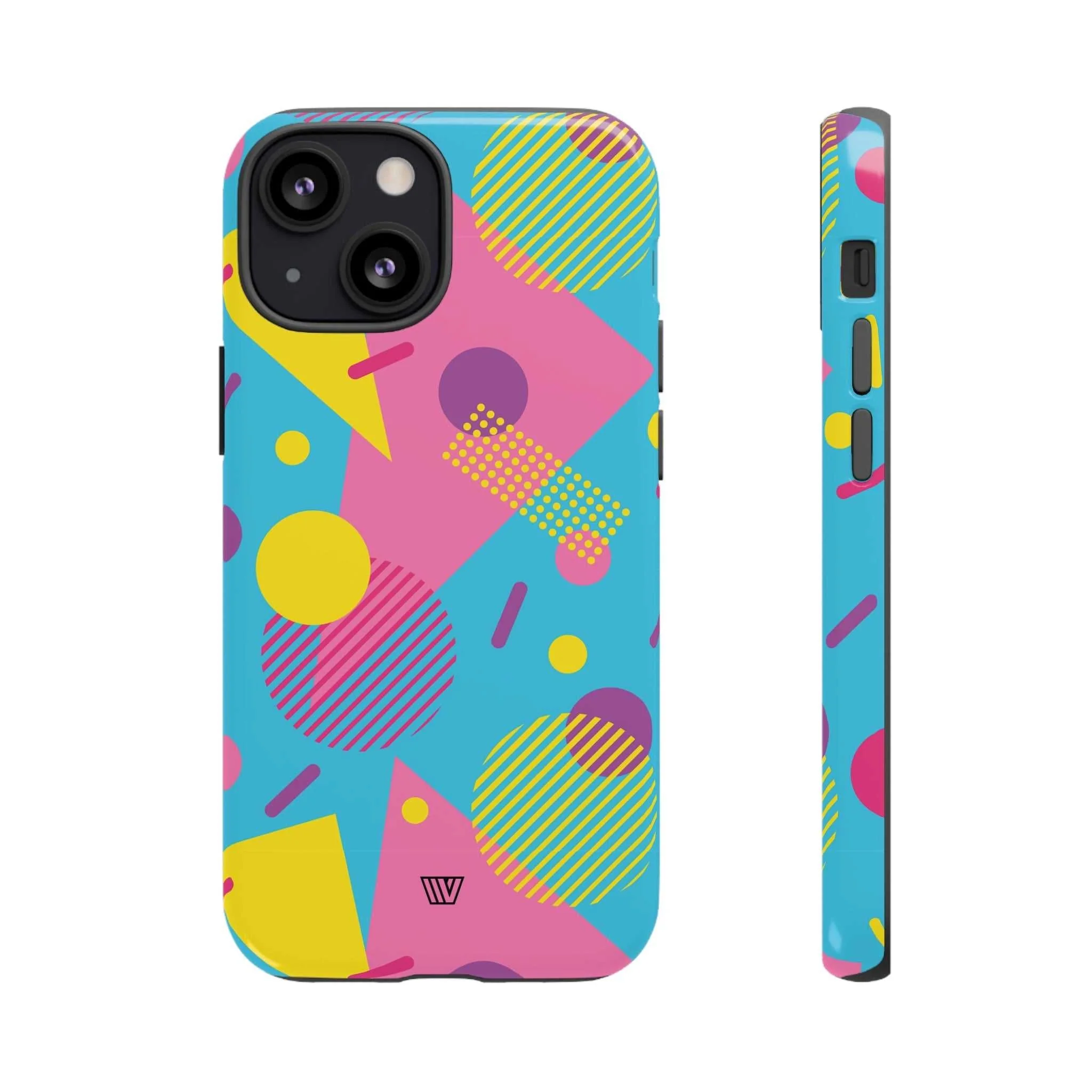 80s / 90s RETRO PATTERN LIGHT BLUE | Tough Phone Case - Image 15