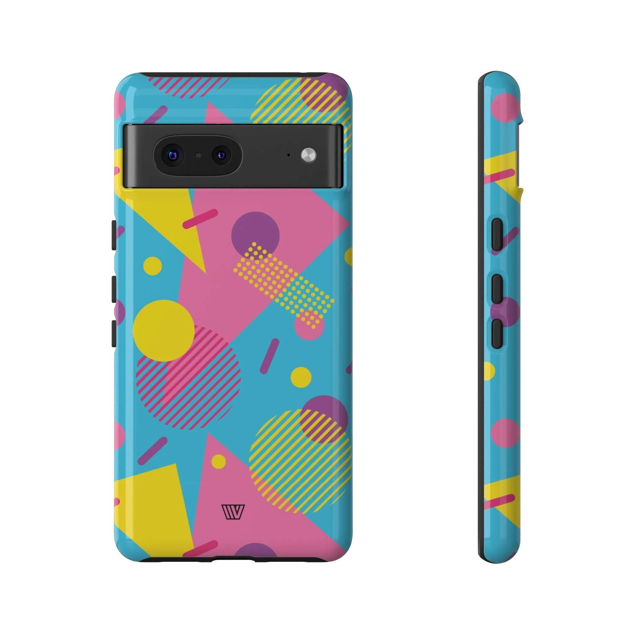 80s / 90s RETRO PATTERN LIGHT BLUE | Tough Phone Case - Image 19