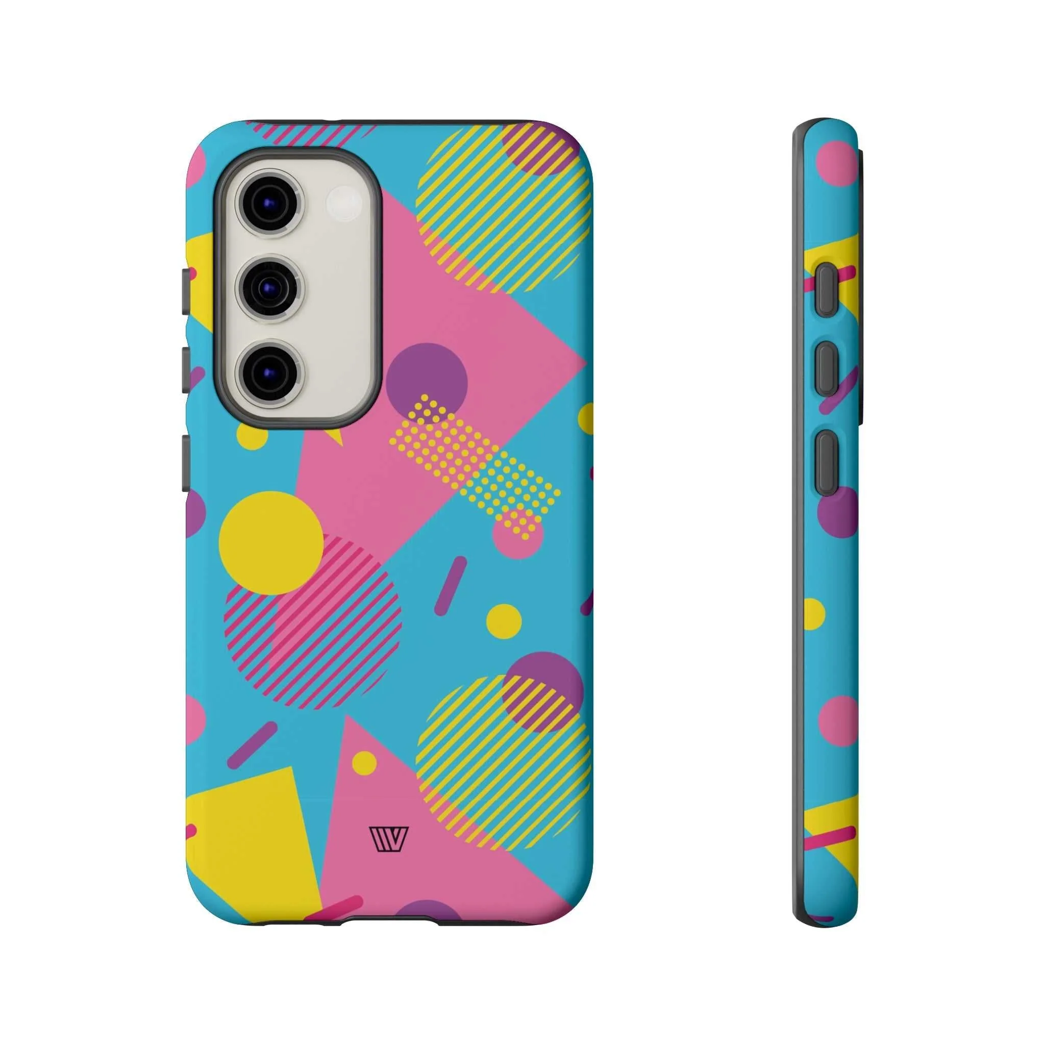 80s / 90s RETRO PATTERN LIGHT BLUE | Tough Phone Case - Image 22
