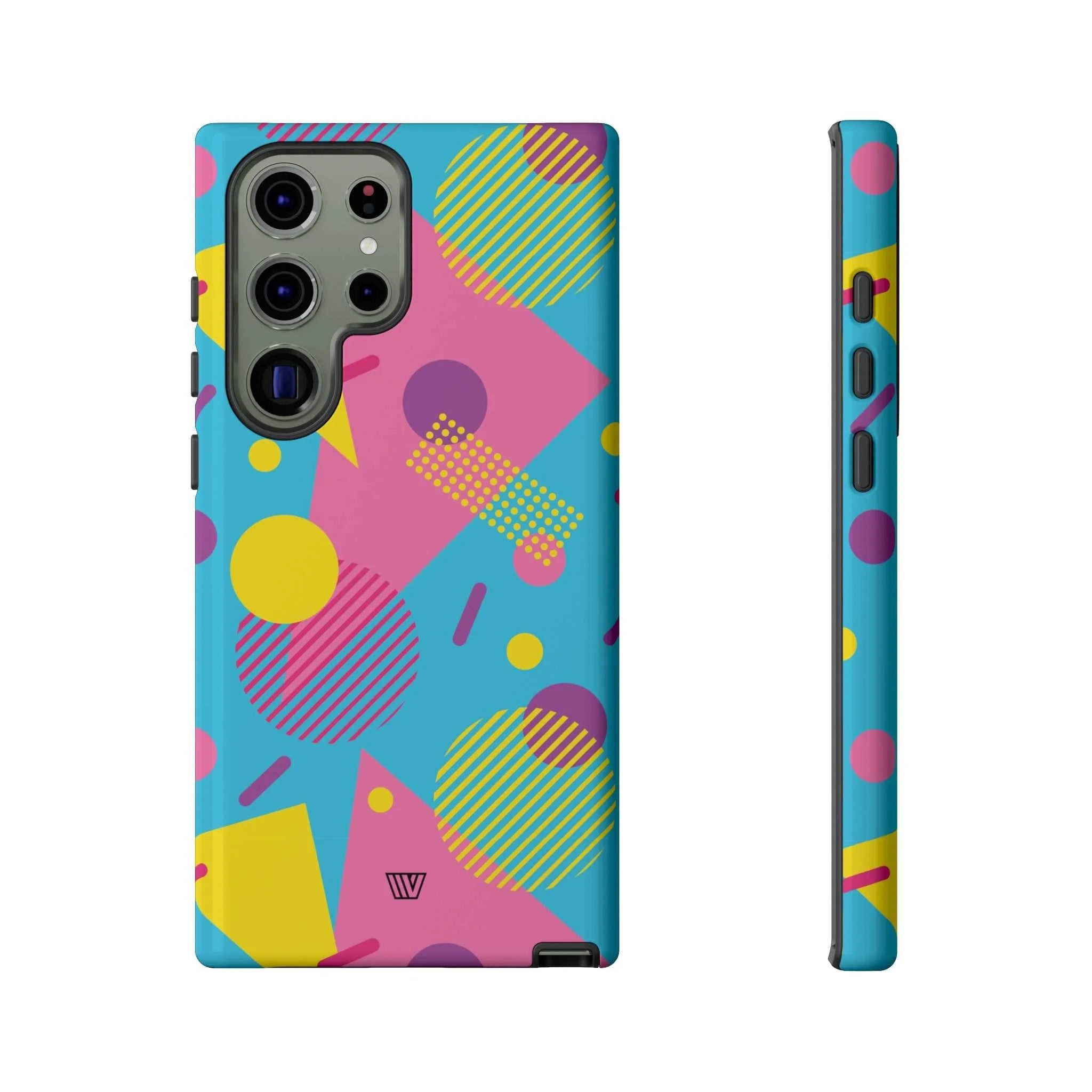 80s / 90s RETRO PATTERN LIGHT BLUE | Tough Phone Case - Image 24