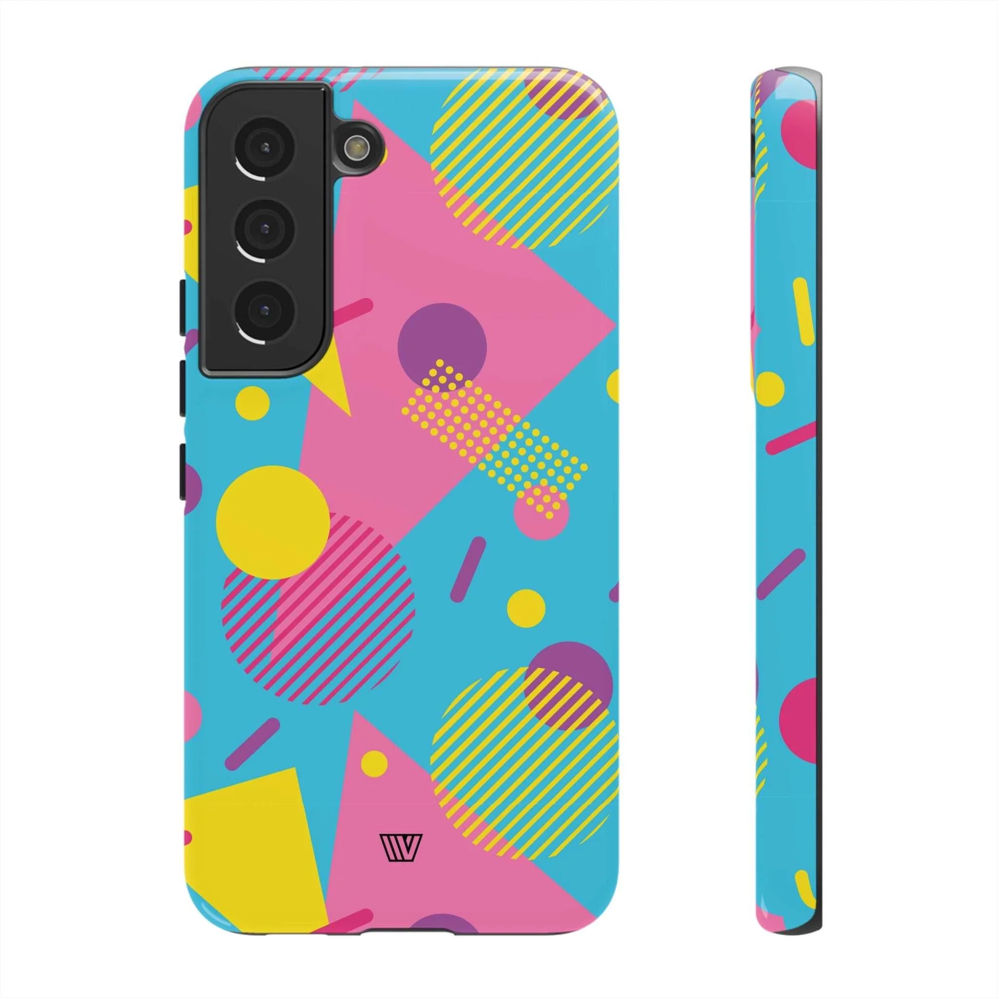 80s / 90s RETRO PATTERN LIGHT BLUE | Tough Phone Case - Image 26