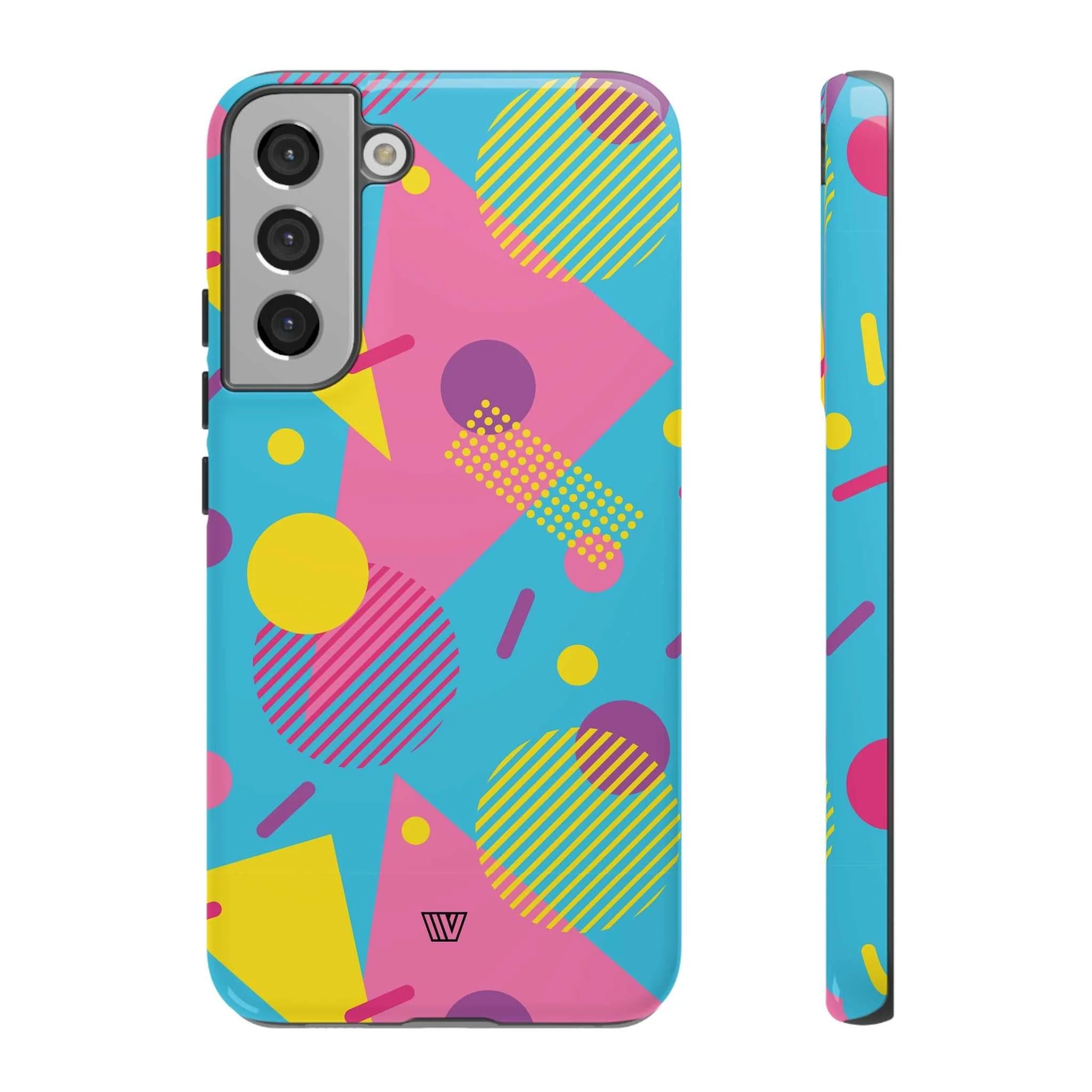 80s / 90s RETRO PATTERN LIGHT BLUE | Tough Phone Case - Image 30