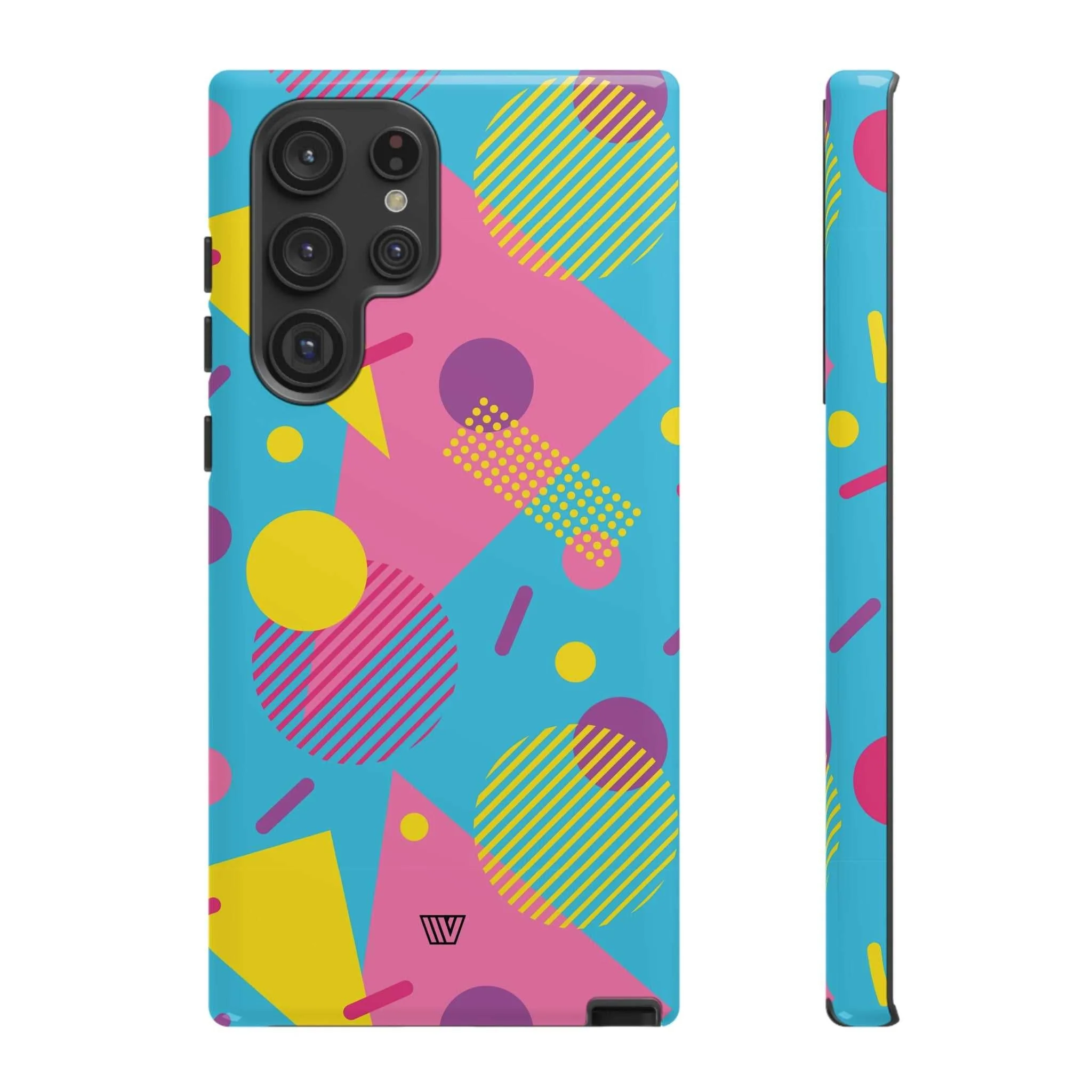 80s / 90s RETRO PATTERN LIGHT BLUE | Tough Phone Case - Image 32