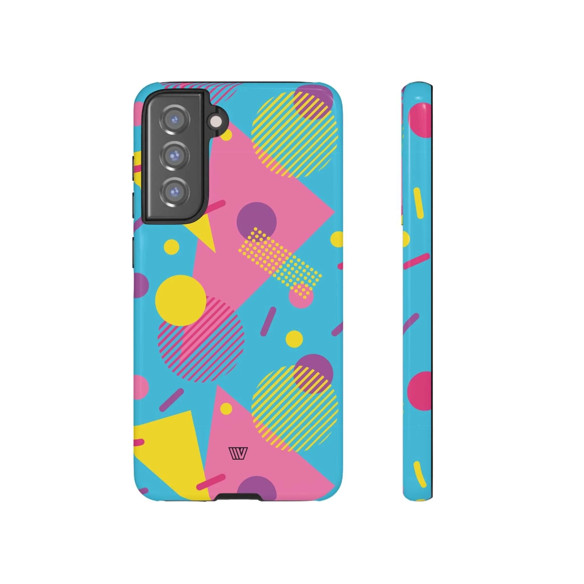 80s / 90s RETRO PATTERN LIGHT BLUE | Tough Phone Case - Image 40