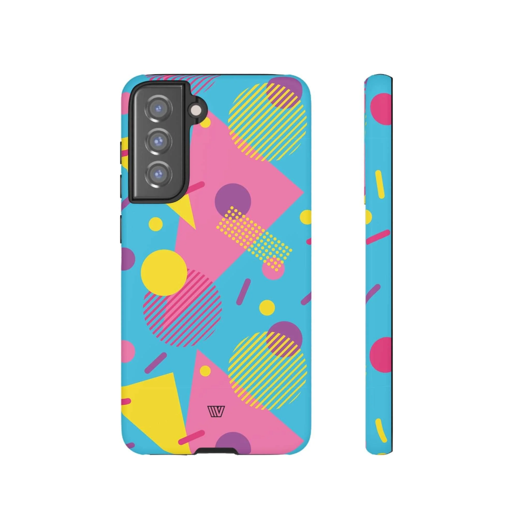 80s / 90s RETRO PATTERN LIGHT BLUE | Tough Phone Case - Image 41