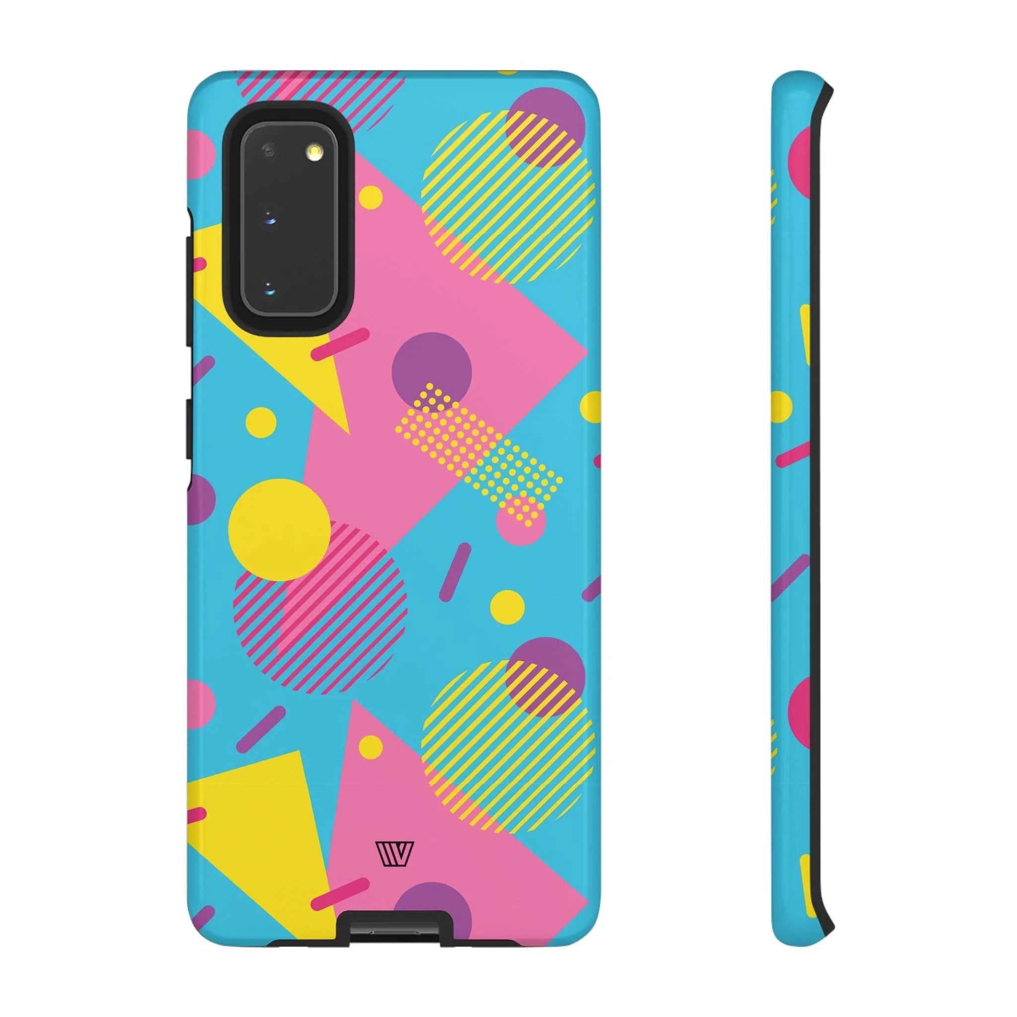 80s / 90s RETRO PATTERN LIGHT BLUE | Tough Phone Case - Image 42