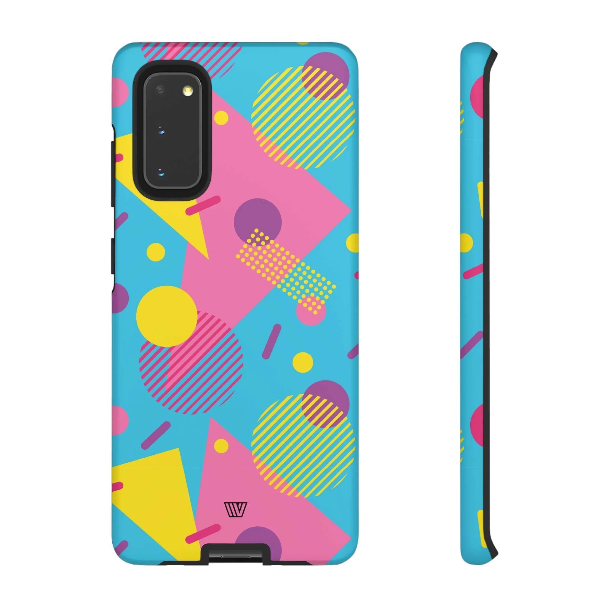 80s / 90s RETRO PATTERN LIGHT BLUE | Tough Phone Case - Image 43