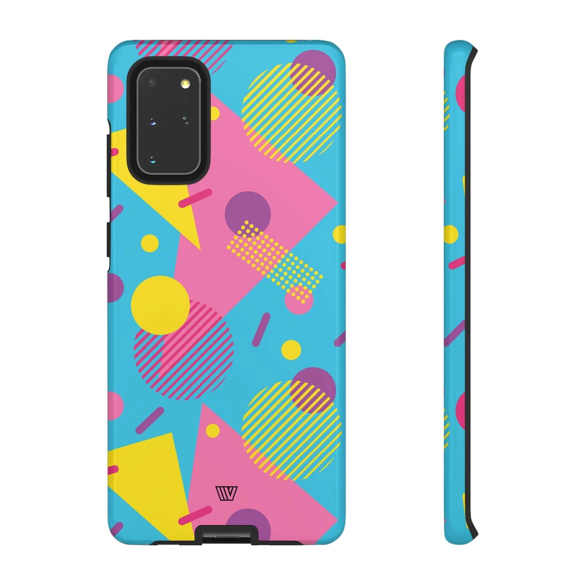 80s / 90s RETRO PATTERN LIGHT BLUE | Tough Phone Case - Image 44
