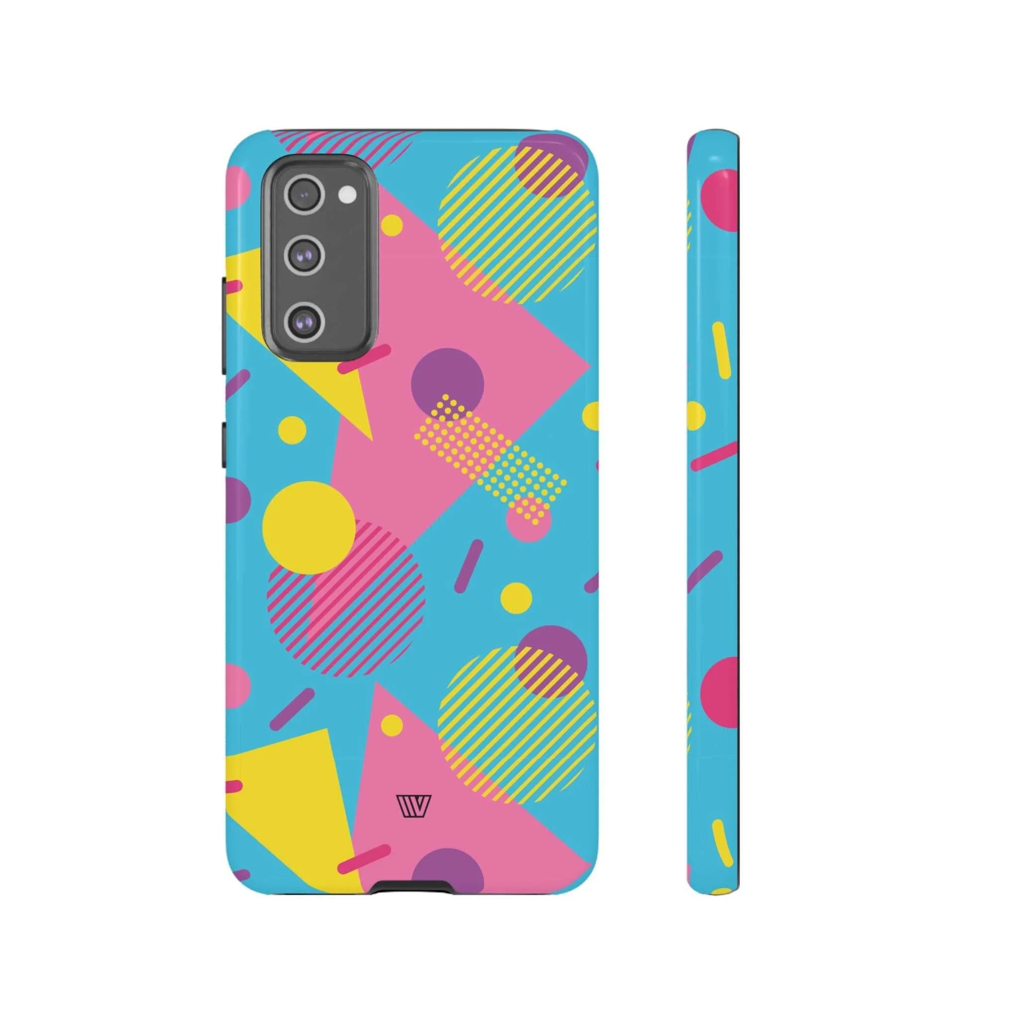 80s / 90s RETRO PATTERN LIGHT BLUE | Tough Phone Case - Image 48