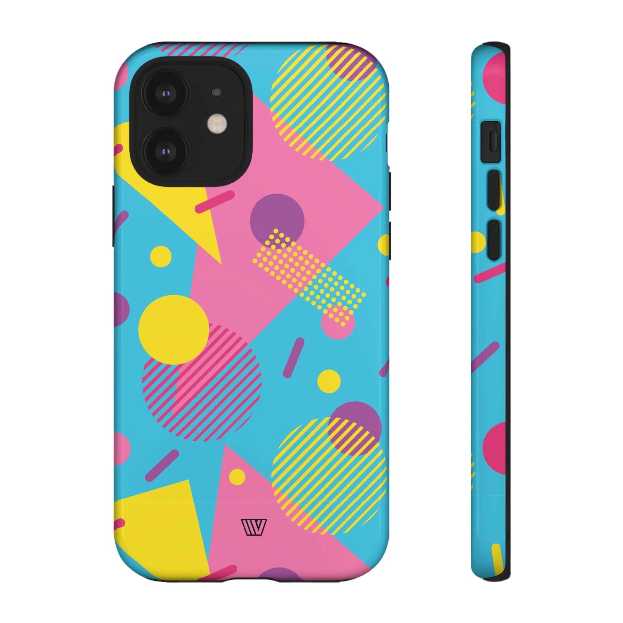 80s / 90s RETRO PATTERN LIGHT BLUE | Tough Phone Case - Image 50