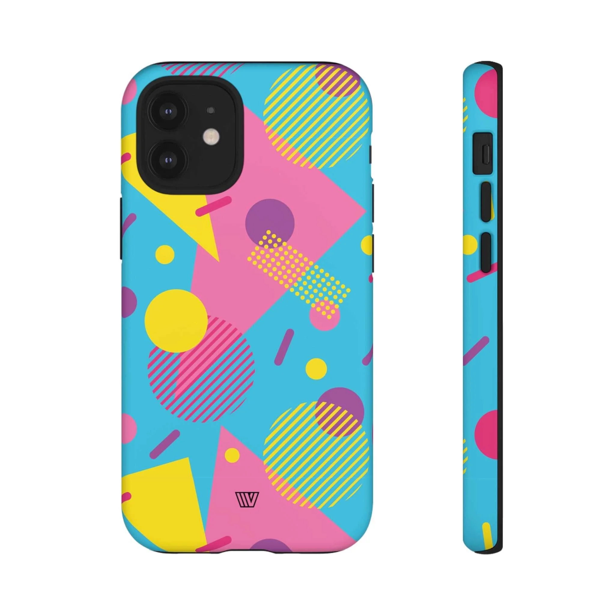 80s / 90s RETRO PATTERN LIGHT BLUE | Tough Phone Case - Image 53