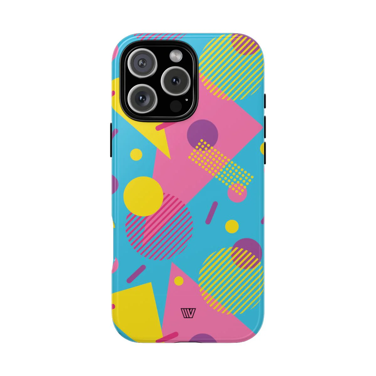 80s / 90s RETRO PATTERN LIGHT BLUE | Tough Phone Case - Image 60
